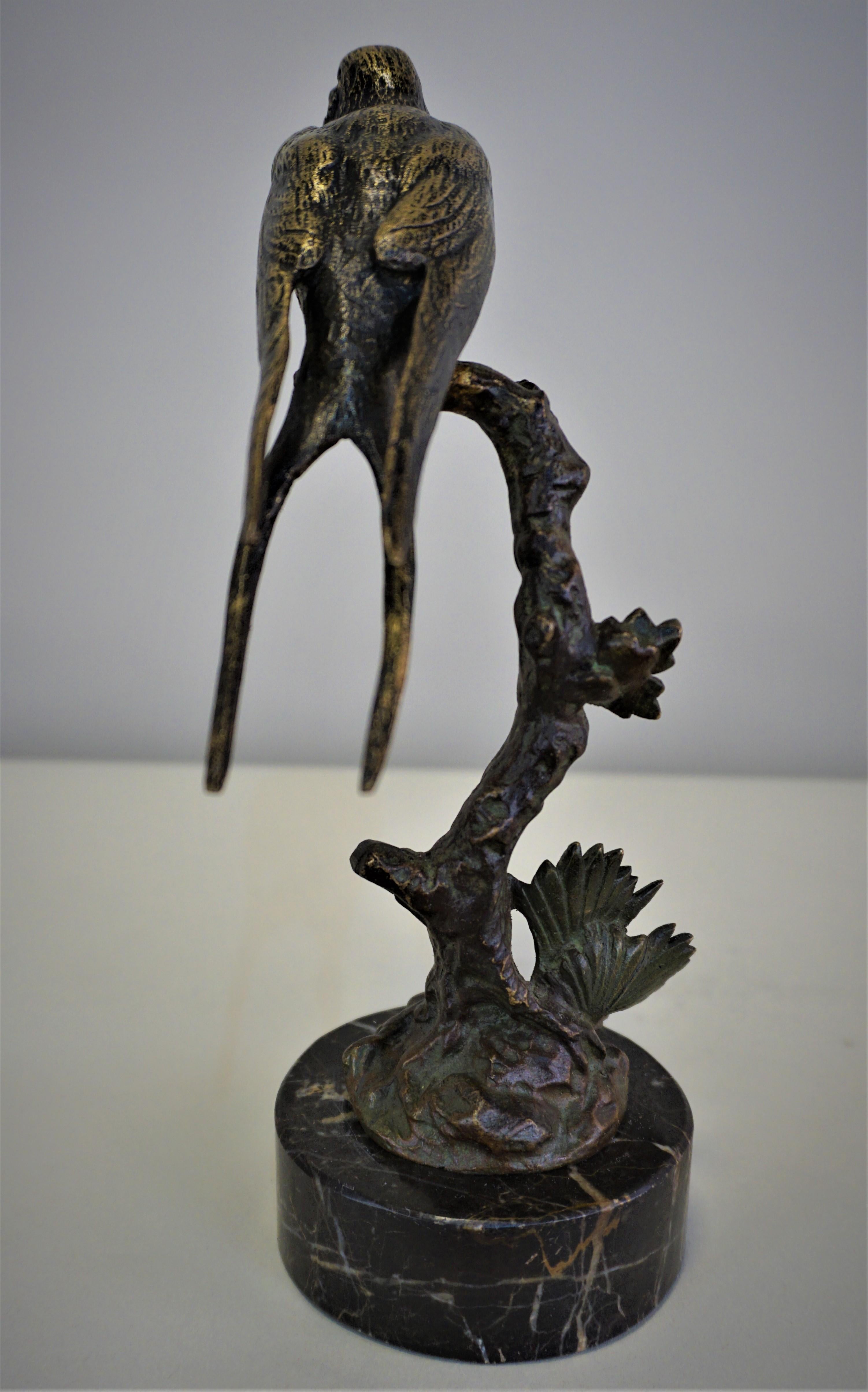 1920s French Art Deco Bronze Bird Sculpture 1