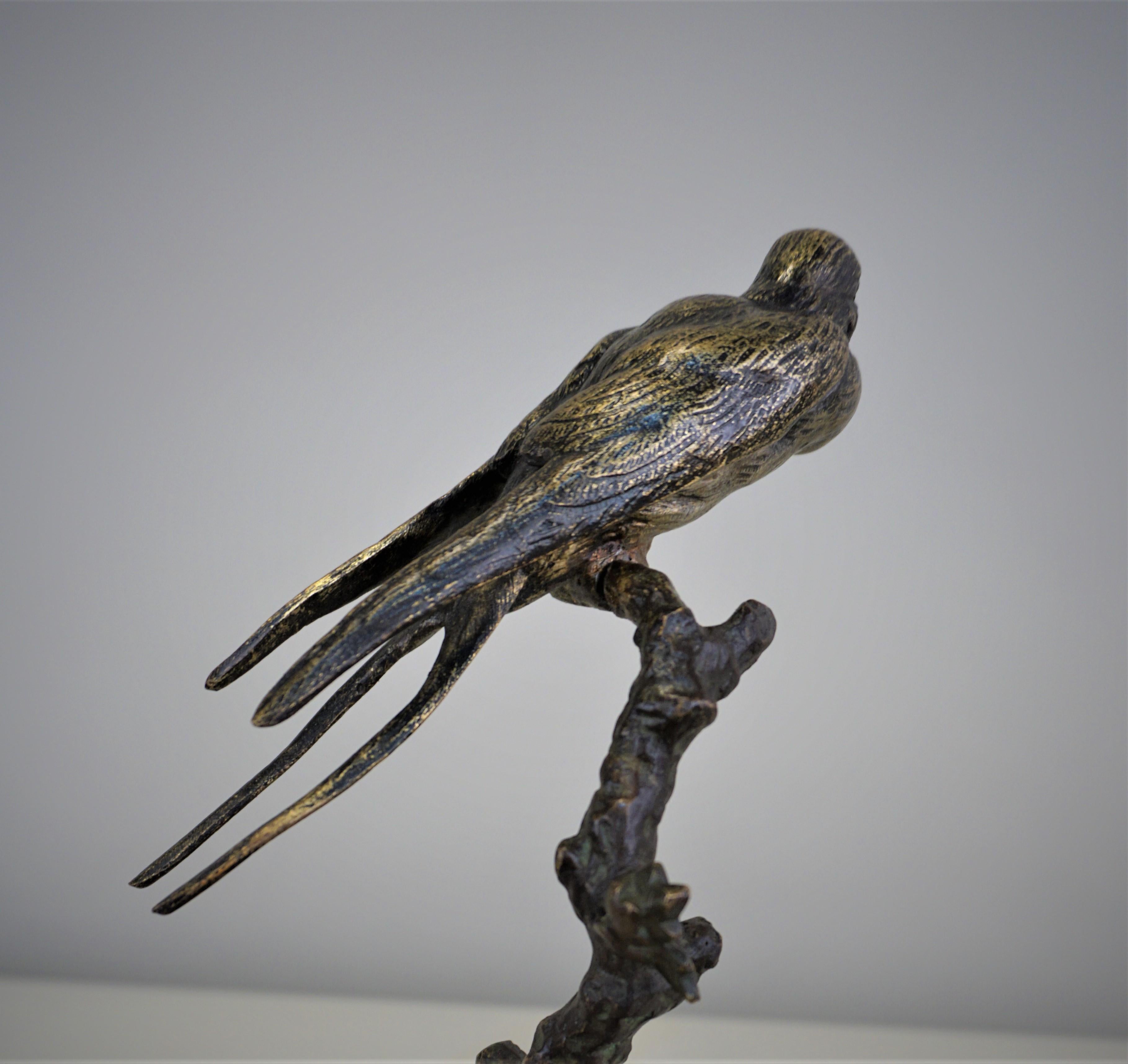 1920s French Art Deco Bronze Bird Sculpture 2