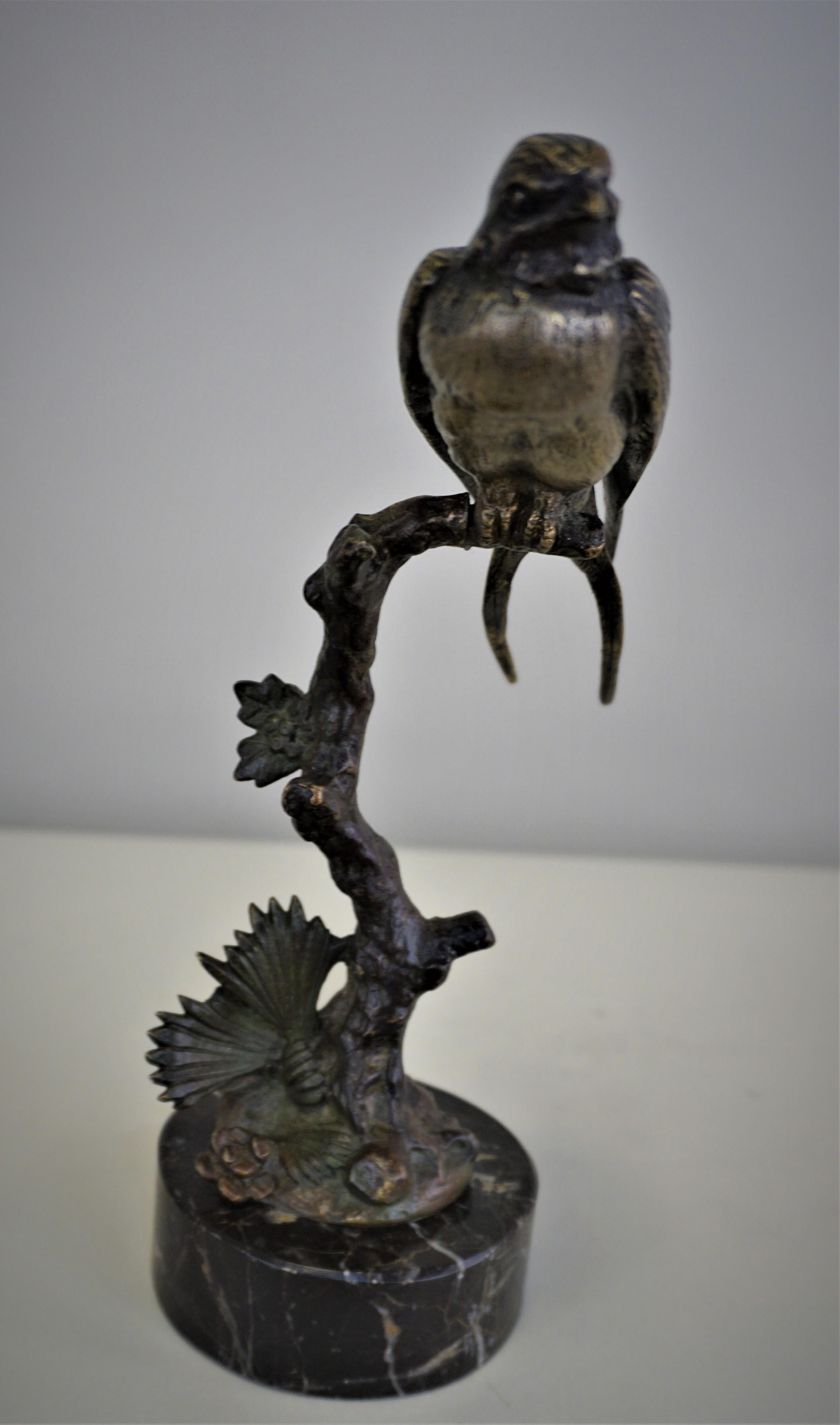 1920s French Art Deco Bronze Bird Sculpture 4