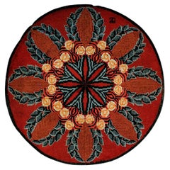 Tappeto Art Deco francese degli anni '20 di  Ivan da Silva Bruhns ( 5'3" x 5'6" - 160 -168 )