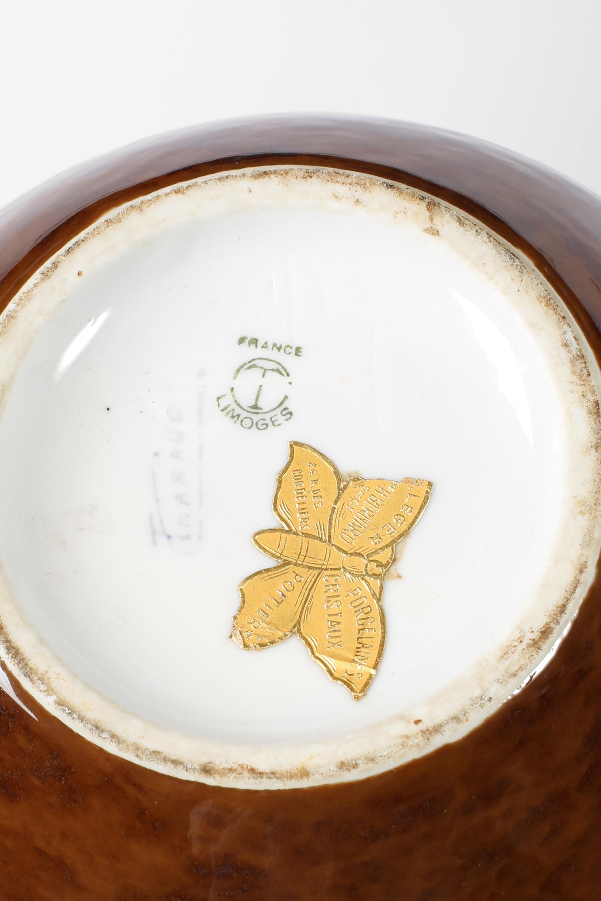Vaso in porcellana Art Deco francese degli anni '20 di Camille Tharaud In condizioni buone in vendita a London, GB