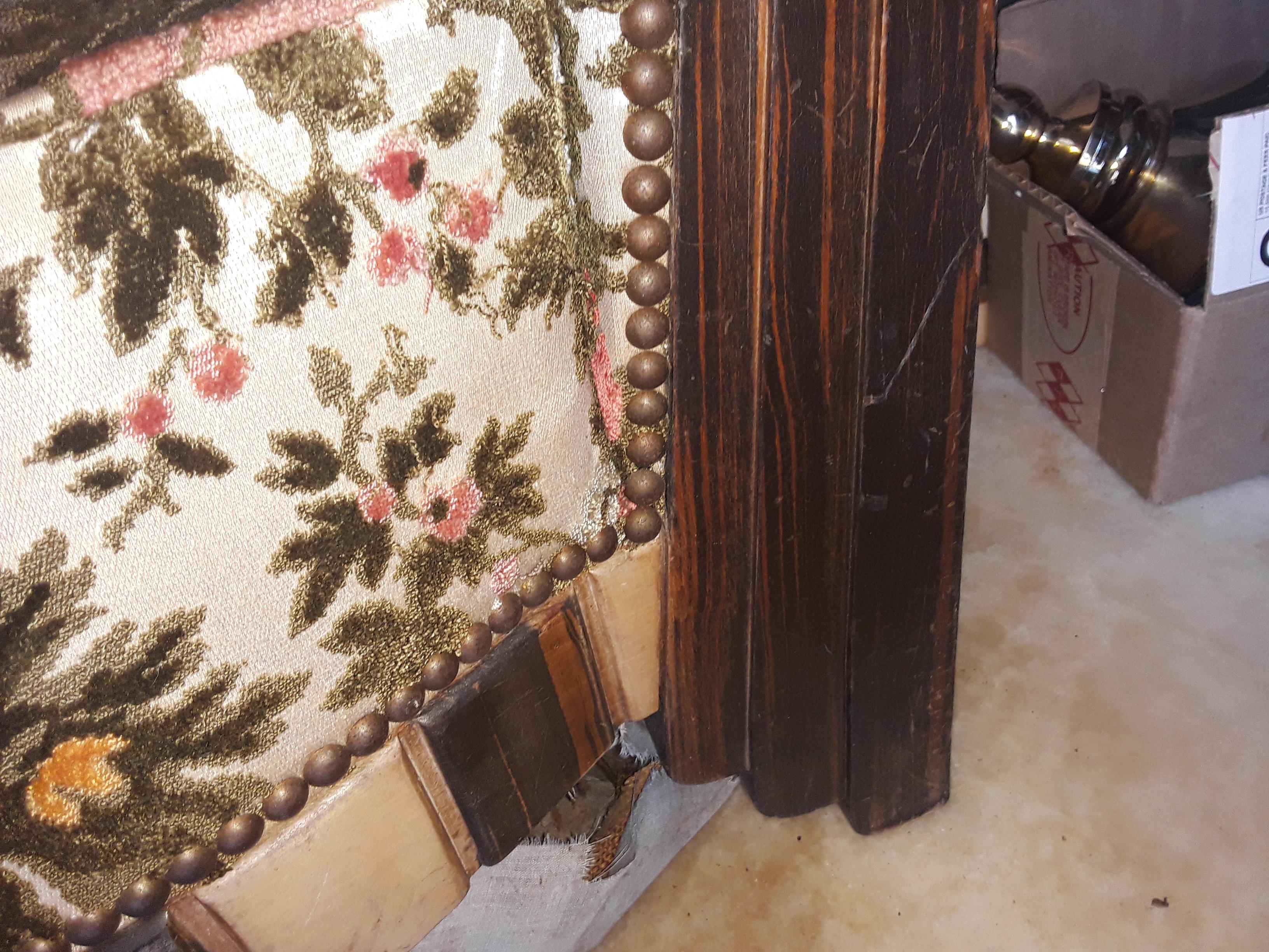 1920's French Art Deco Solid Macassar Ebony w/ Parchment Club Chair - Original For Sale 12