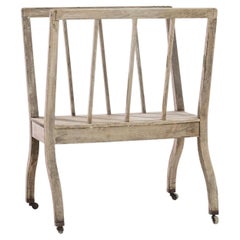 1920s French Bleached Oak Architect Stand