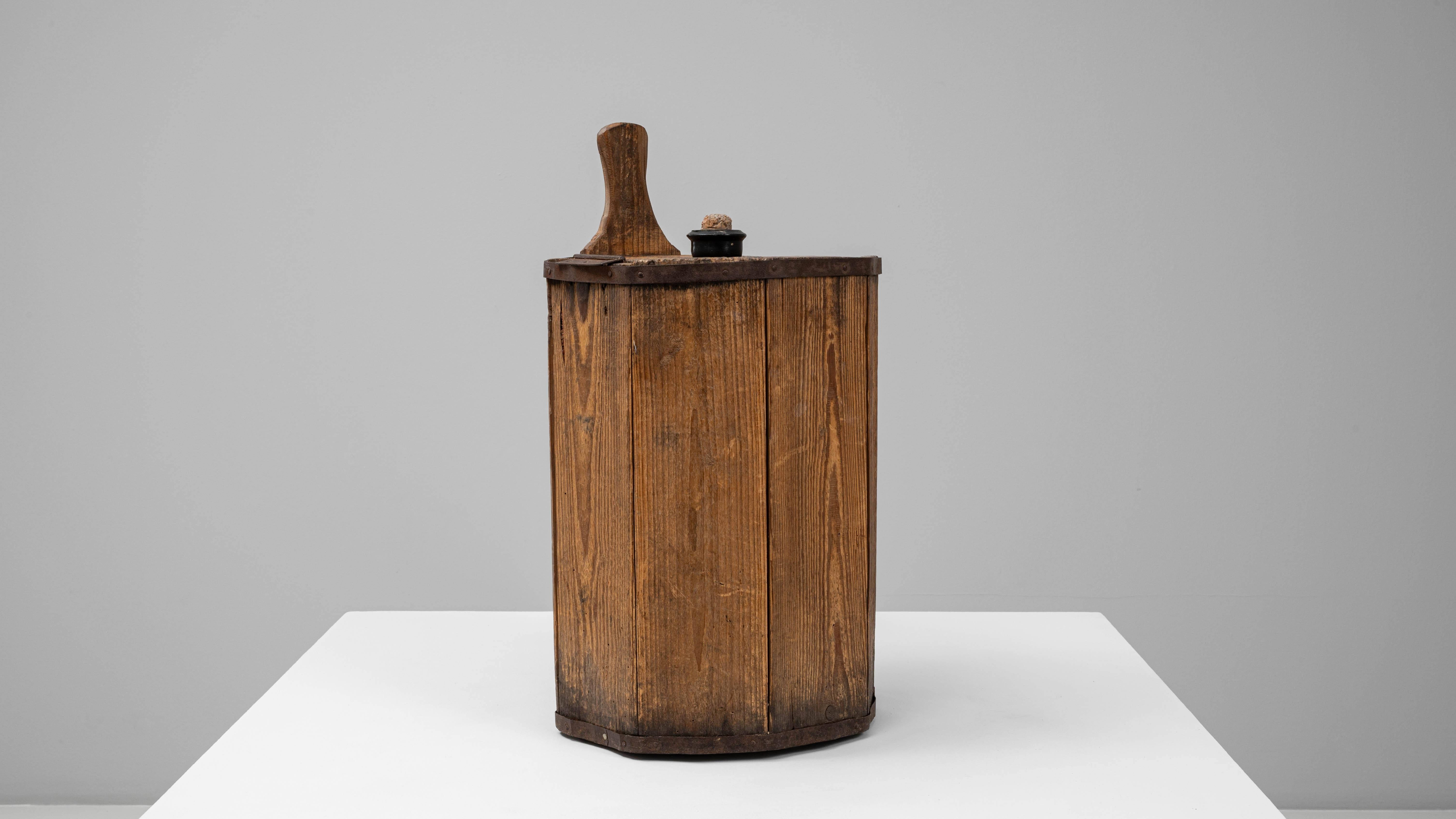 1920er Jahre Französisch Flasche in Holzkiste im Angebot 2