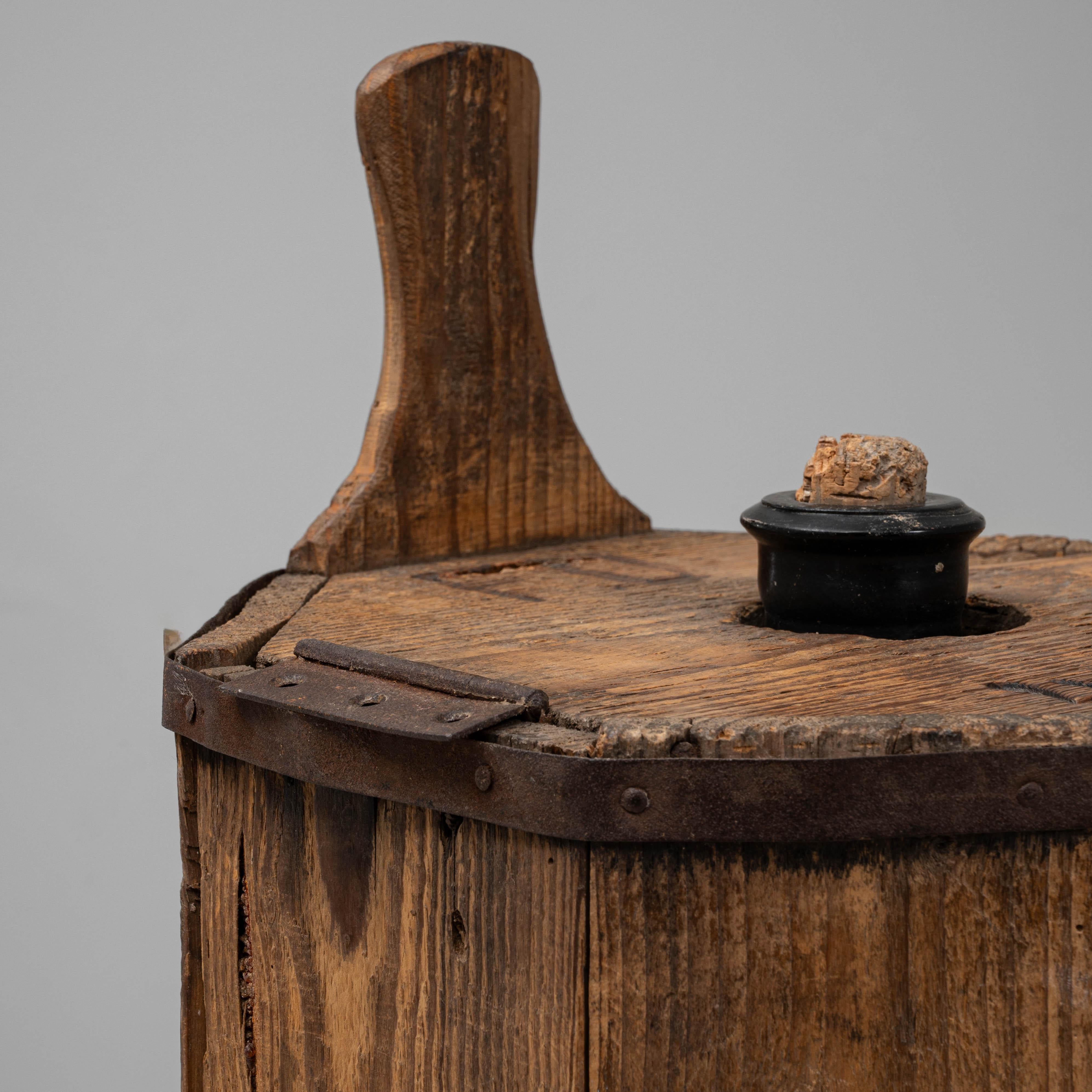 1920er Jahre Französisch Flasche in Holzkiste im Angebot 3