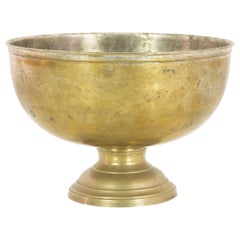 Antique 1920s French Brass Bowl