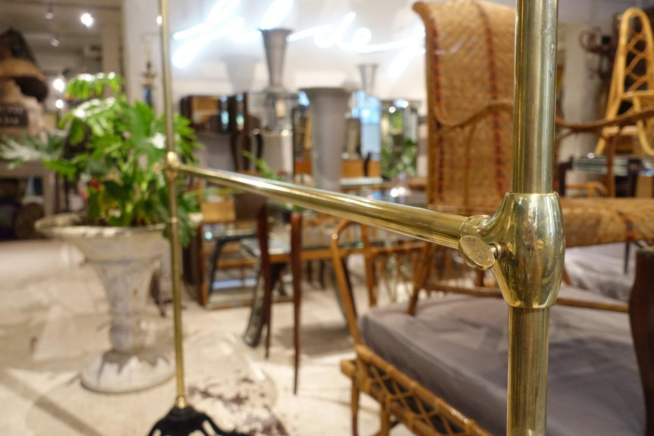 1920s French Brass and Iron Clothes Rail 2
