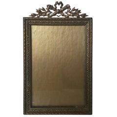 1920s French Brass Picture Frame