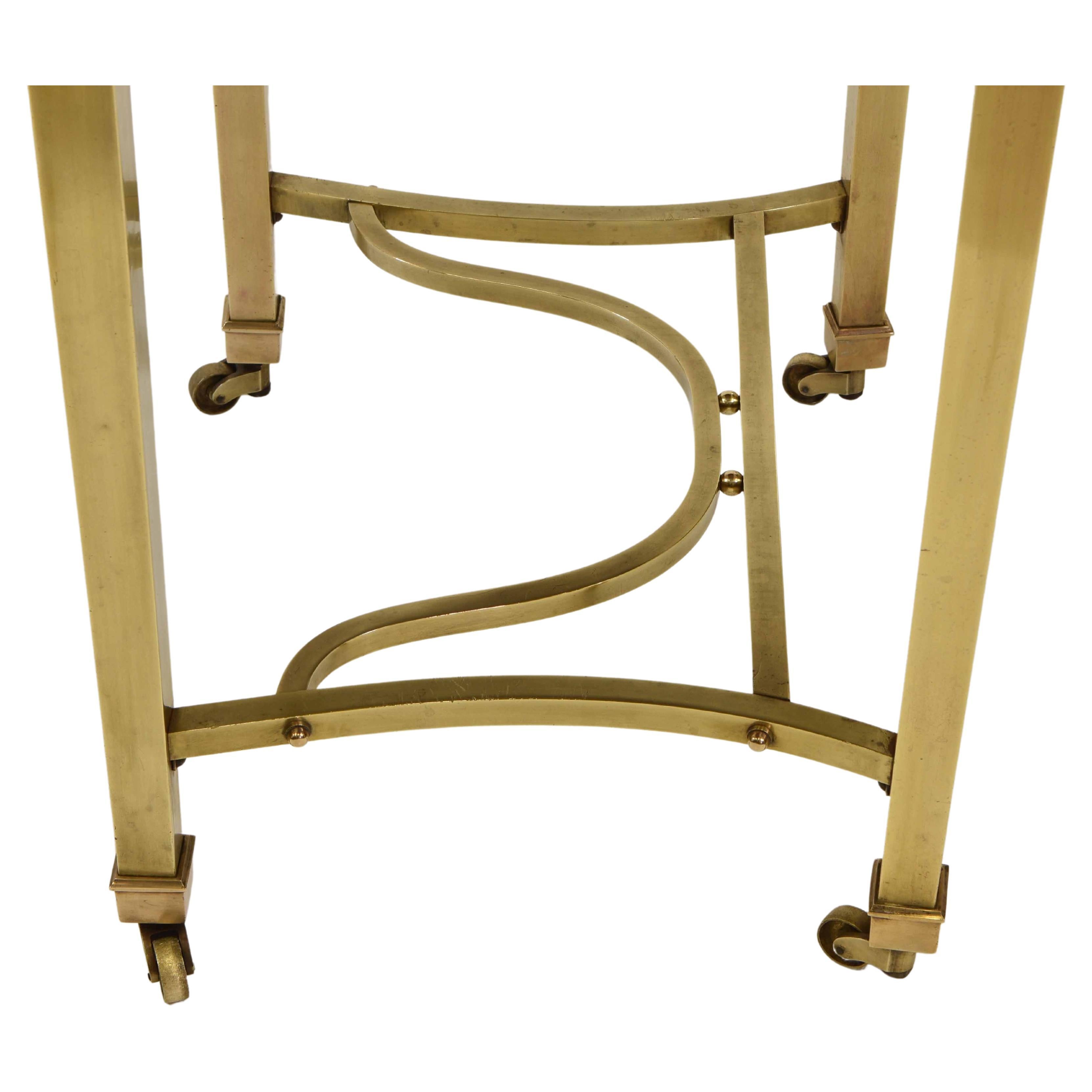 20th Century 1920s French Brass Vanity Dressing Table For Sale