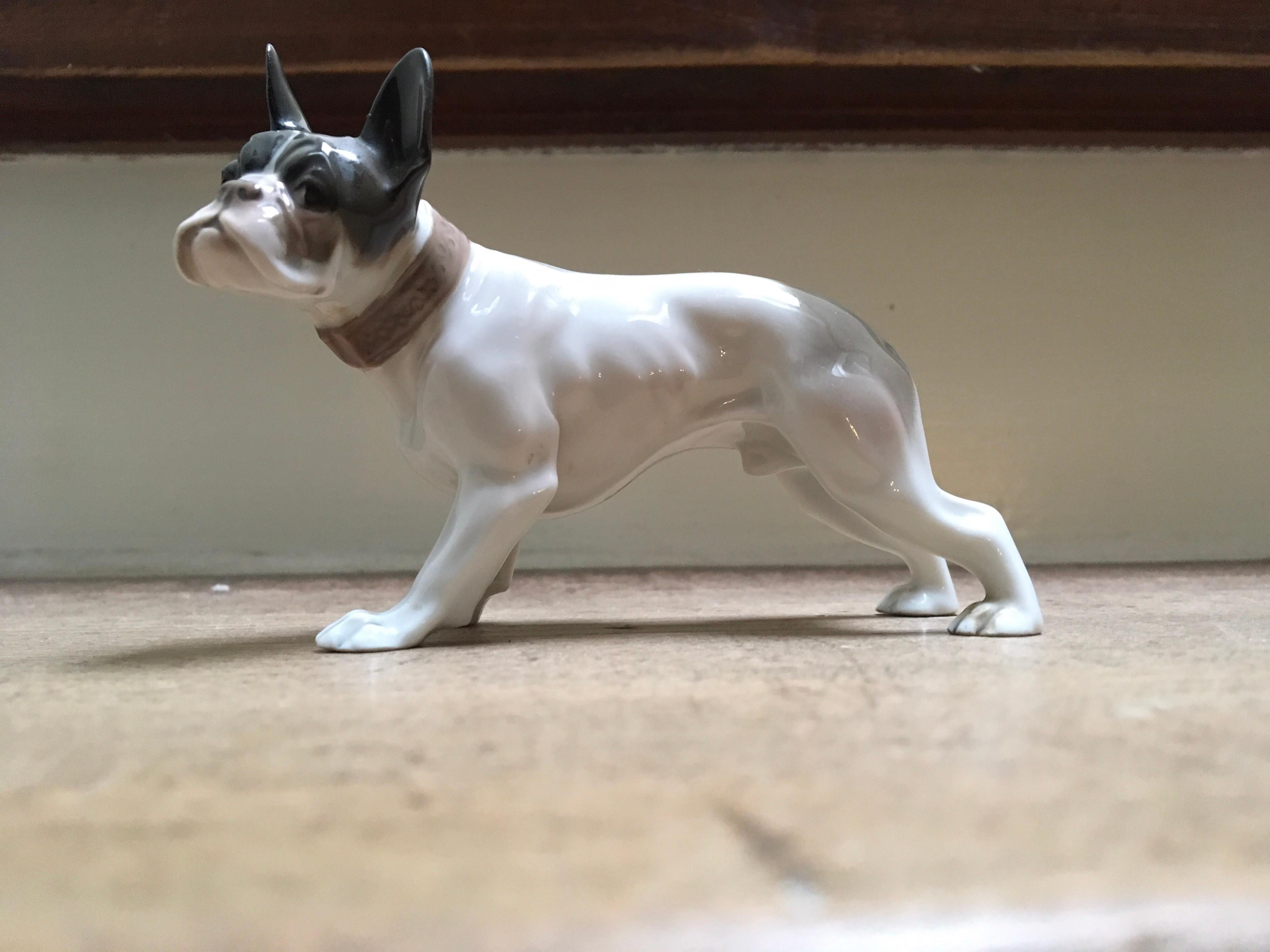 1920s French Bulldog Figurine by Rosenthal Selb Bavaria Germany, Art Deco For Sale 5