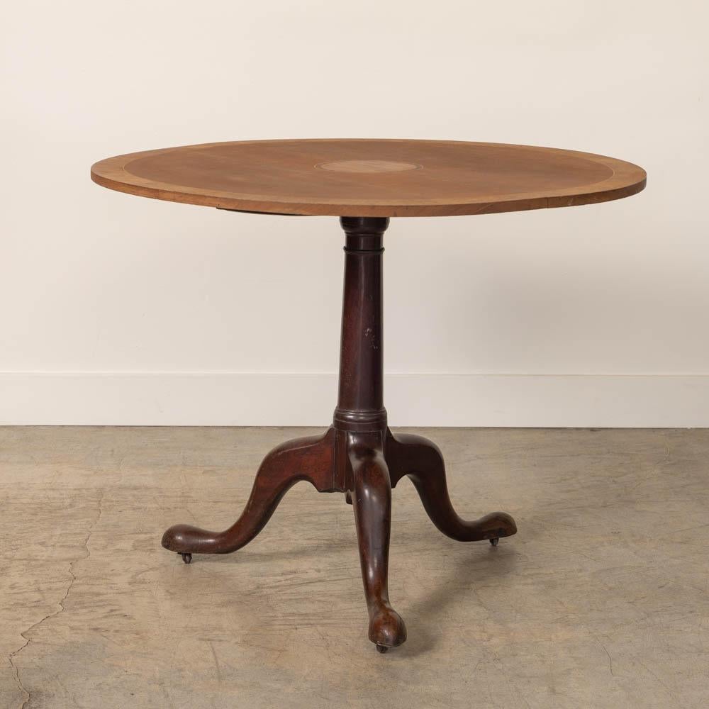 Iron 1920s French Burl Wood Folding Table For Sale