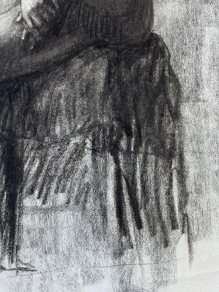 Large Charcoal Nude Sketch
