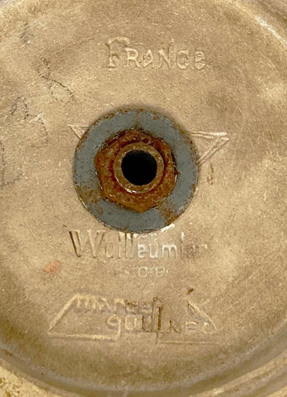 Lampe française Marcel Guillard des années 1920 à glaçure craquelée pour Etling Paris en vente 2