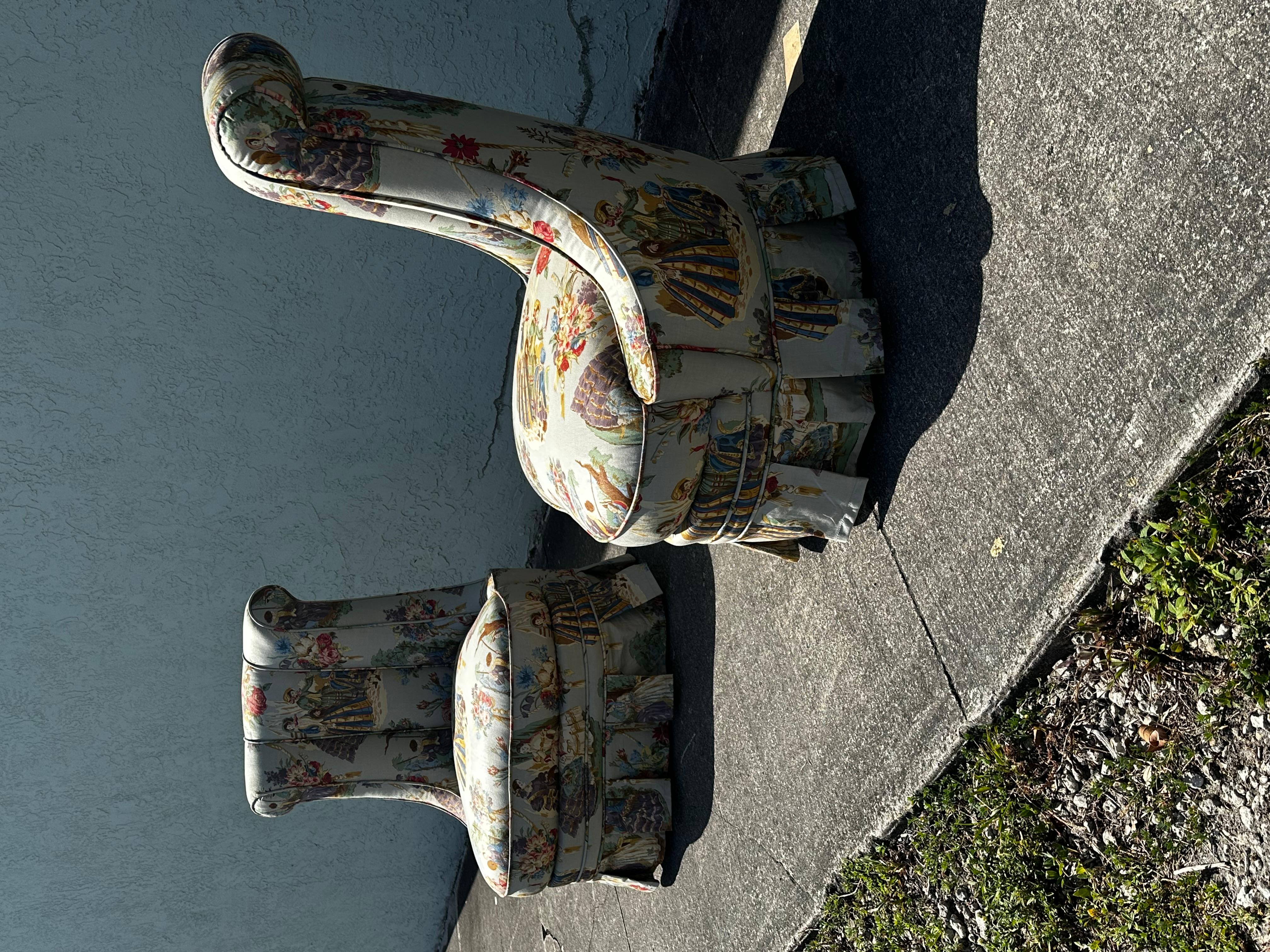 1920er Jahre Französisch geschwungene Slipper Stühle, Satz von 2 im Angebot 11