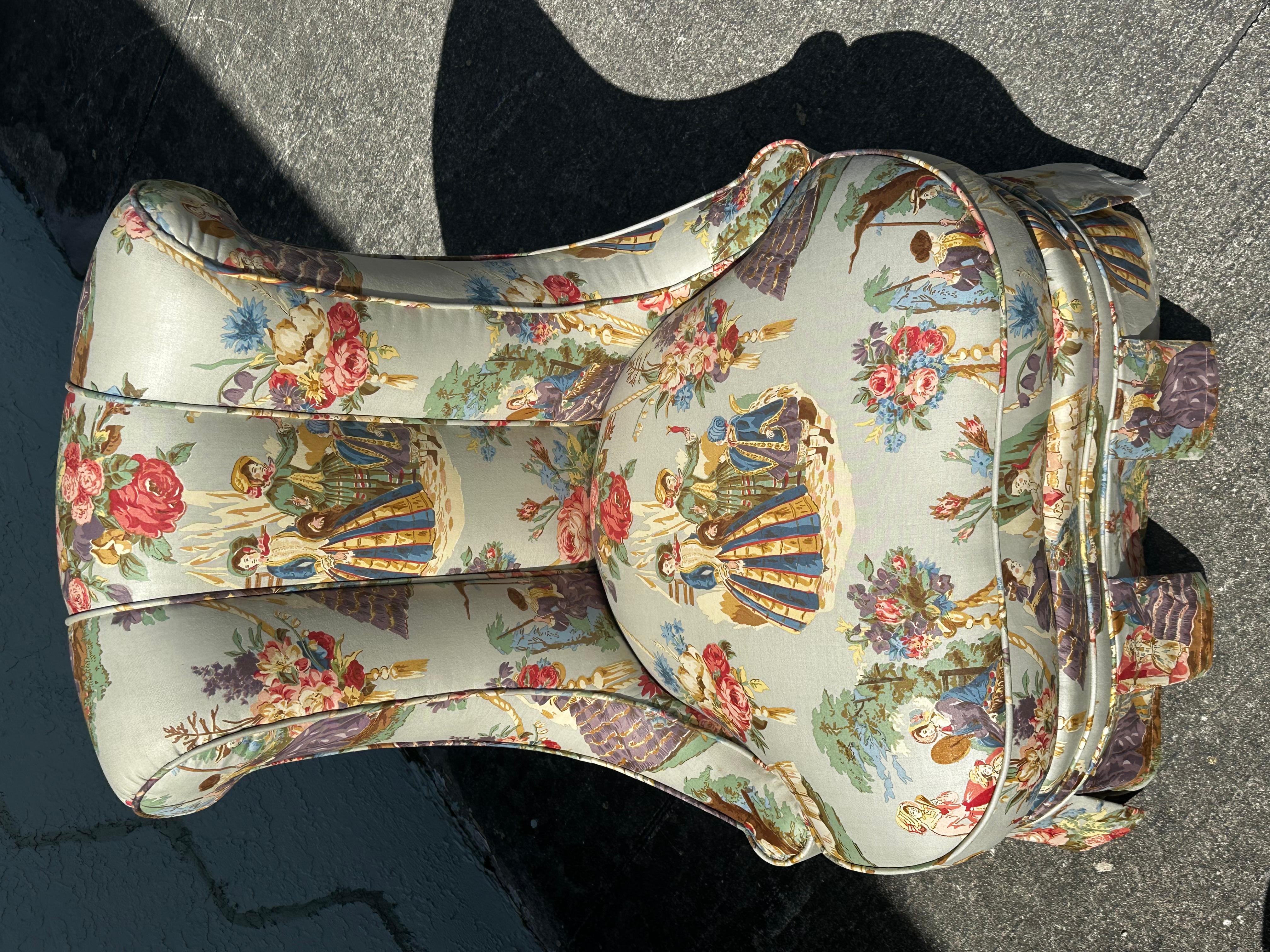 1920er Jahre Französisch geschwungene Slipper Stühle, Satz von 2 im Angebot 2