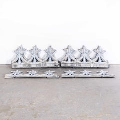 1920's French Decorative Zinc Roof Edging Panels - Single pieces