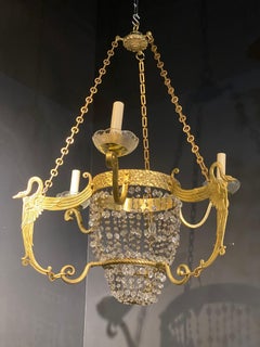 1920’s French Empire Chandelier with 3 lights