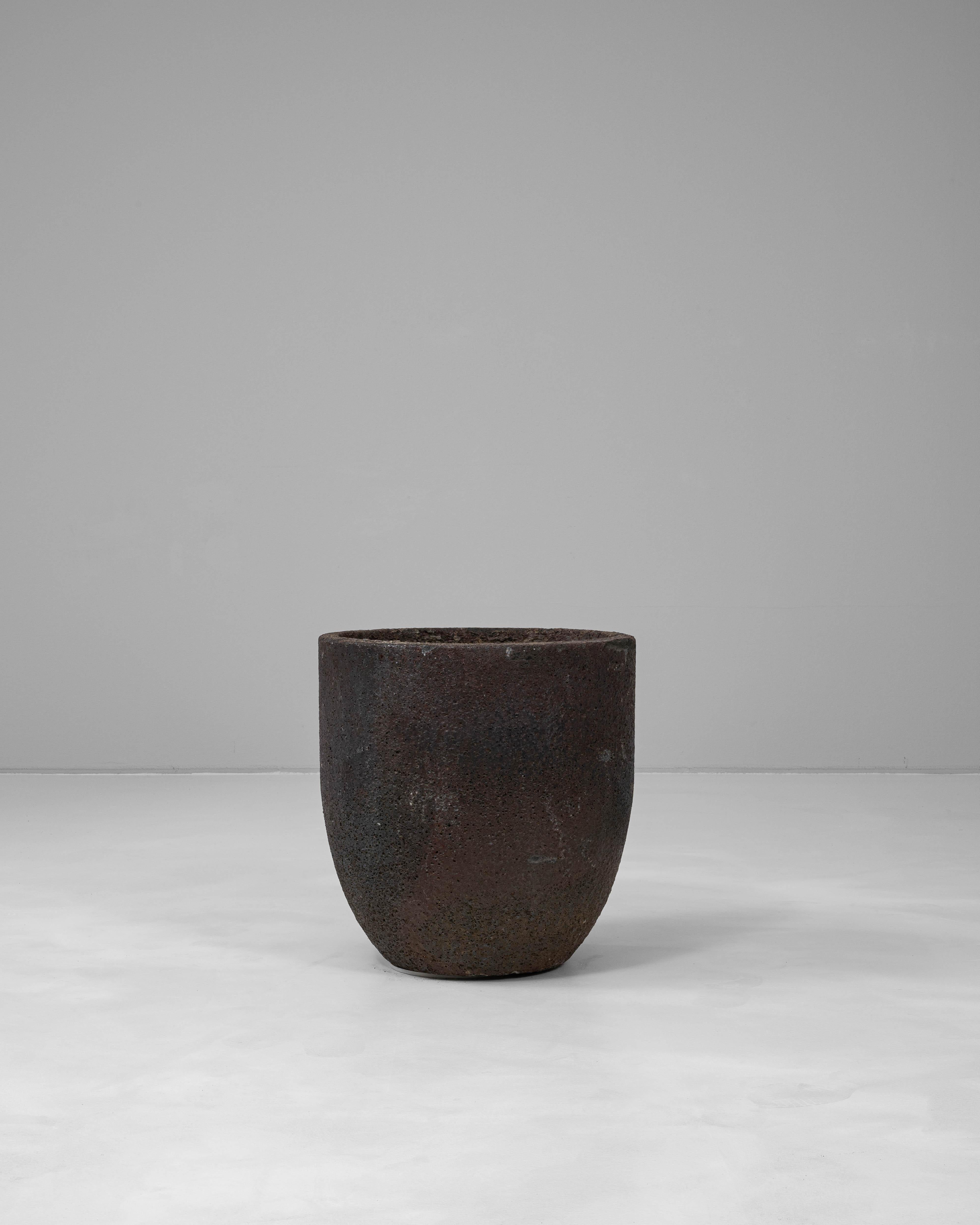 Concrete 1920s French Foundry Crucible For Sale