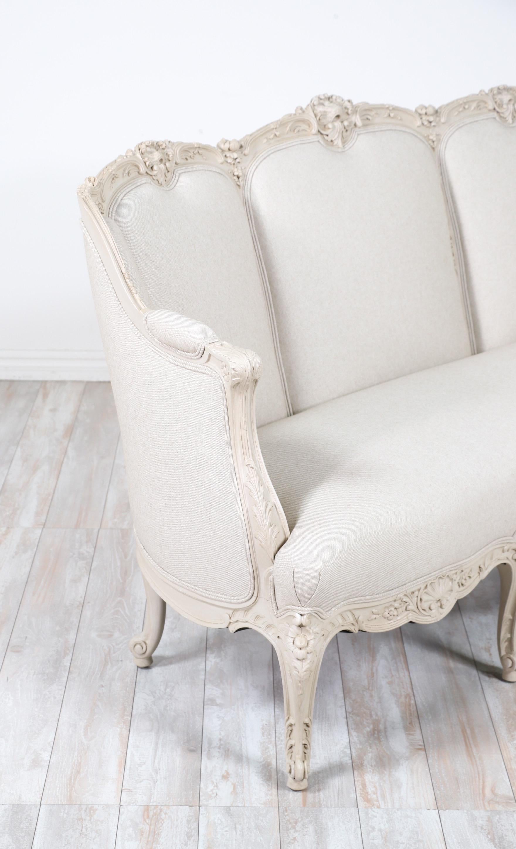 1920s French Louis XV-Style Settee 5