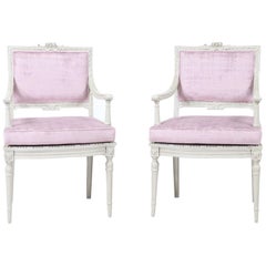1920s French Louis XVI-Style Armchairs
