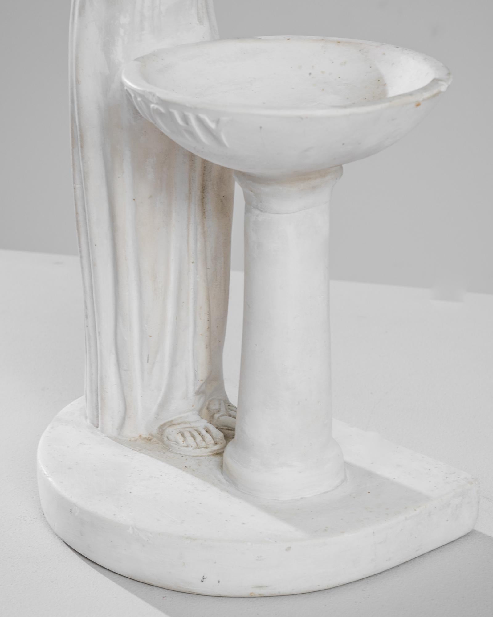 Buste de femme en marbre français des années 1920 Bon état - En vente à High Point, NC