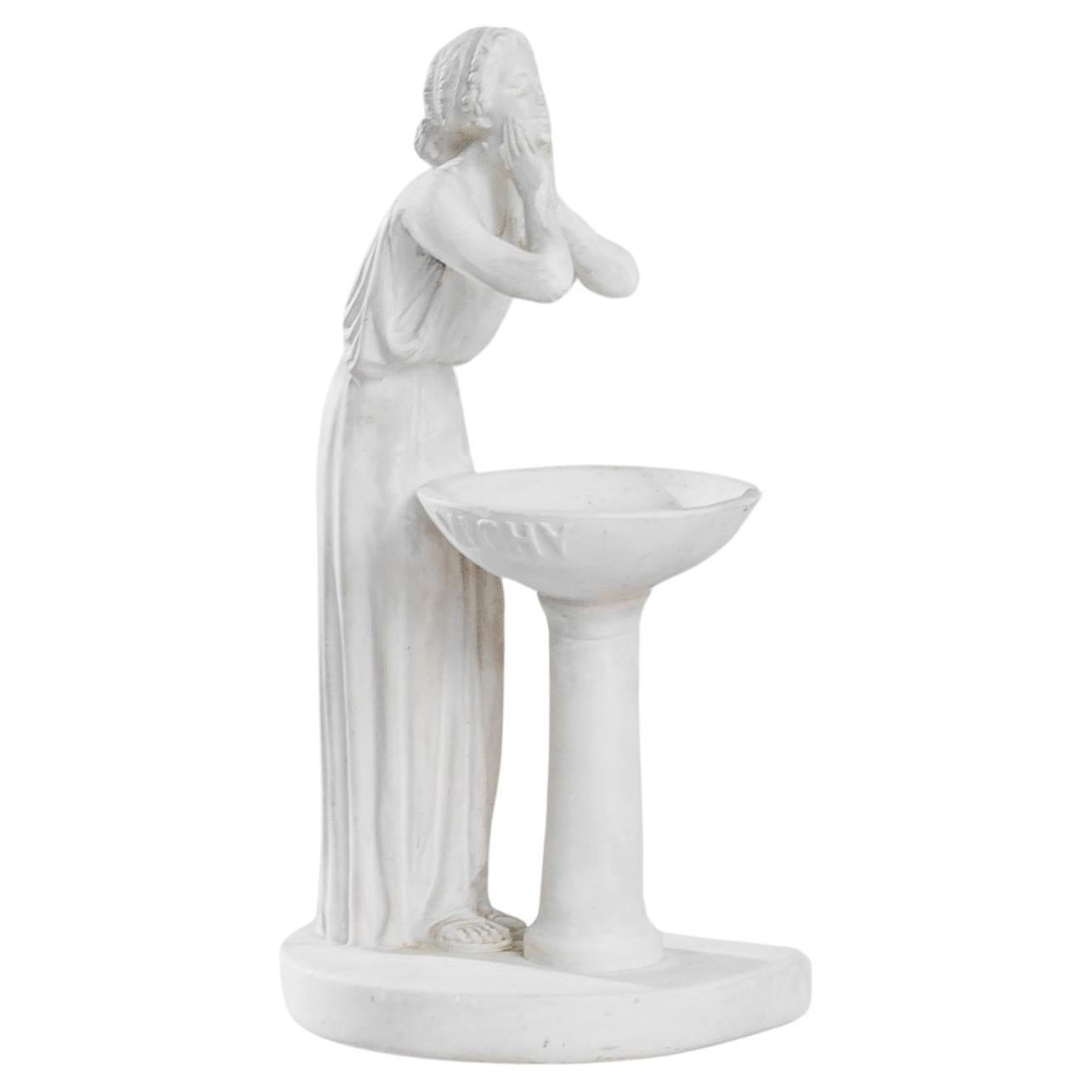 Buste de femme en marbre français des années 1920 en vente