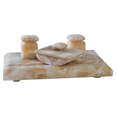 1920s French Marble Desk Set