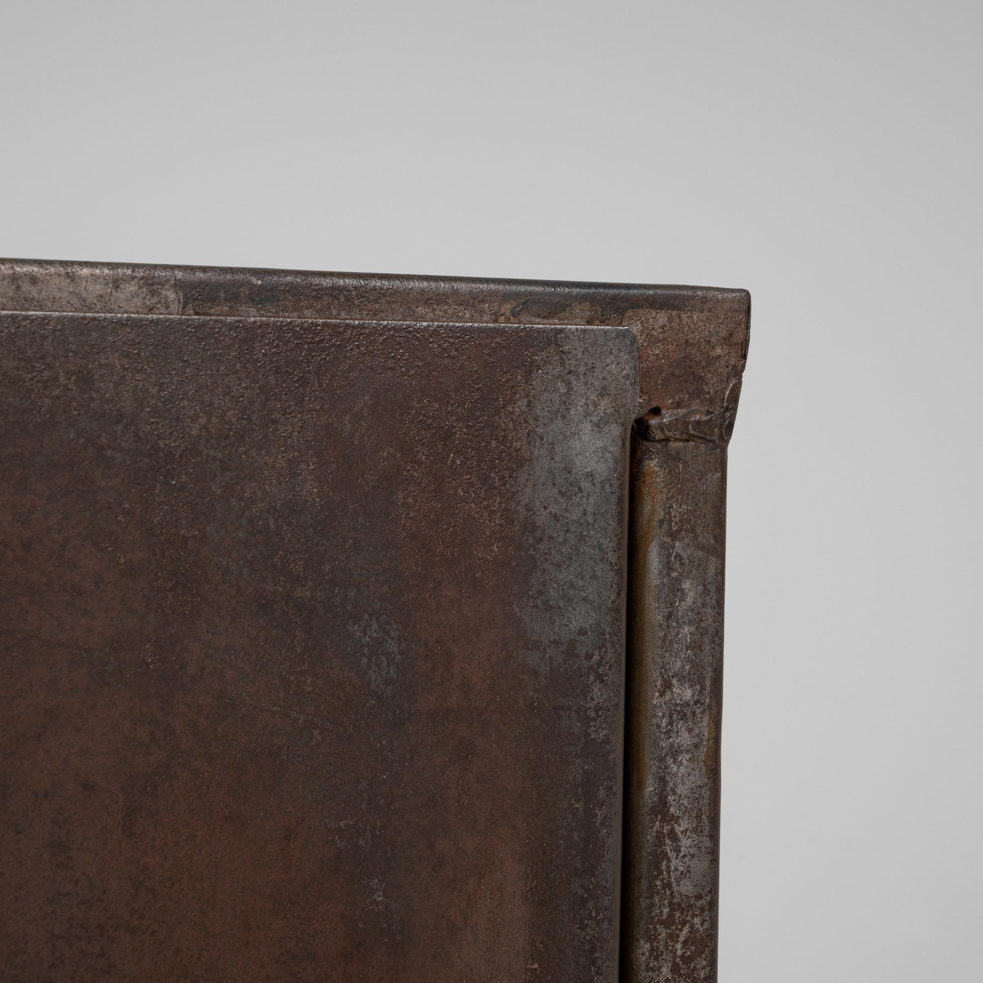 1920s French Metal Cabinet For Sale 10