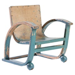 1920s French Modernist Child’s Armchair