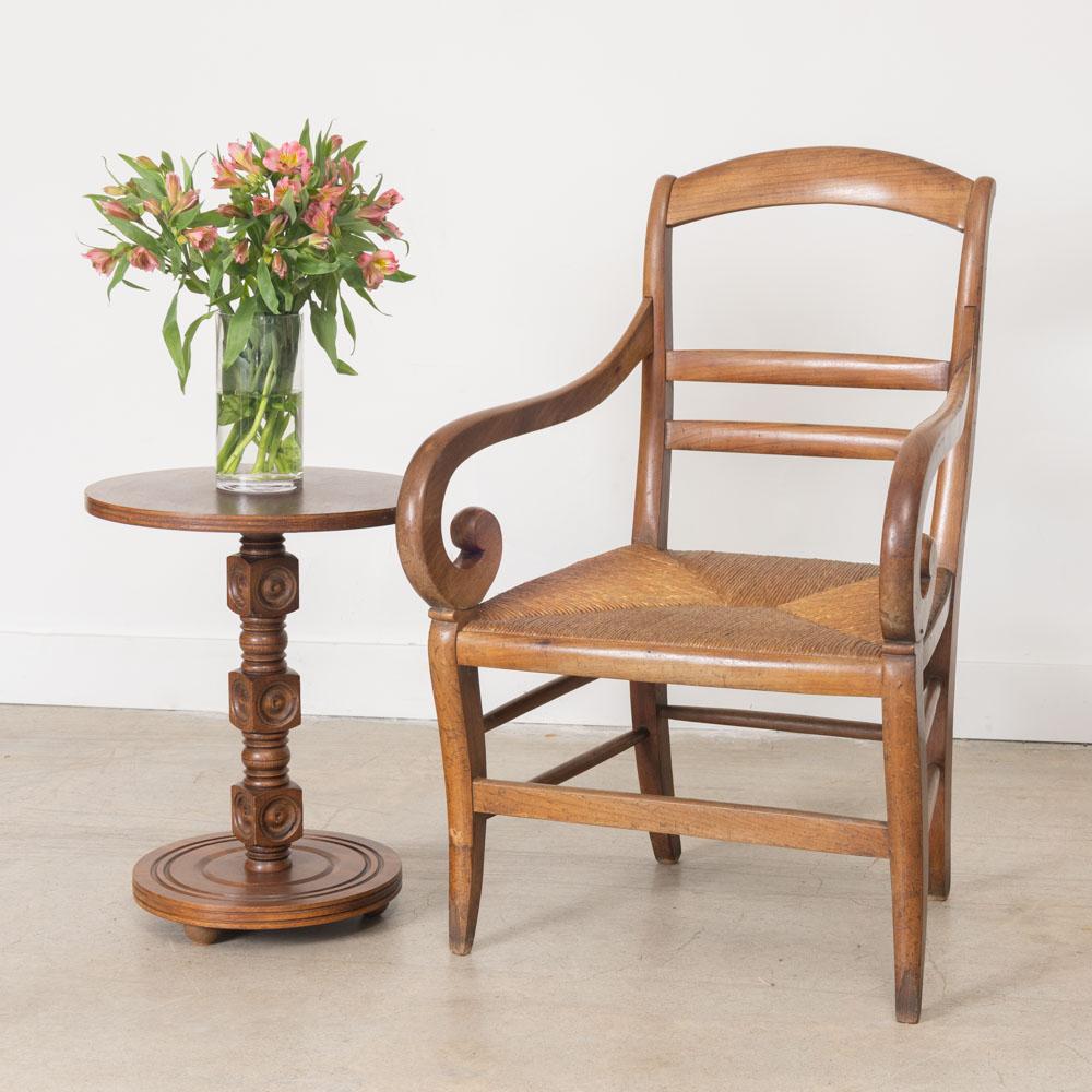 1920er Jahre Französisch OAK und geflochtenen Stuhl im Zustand „Gut“ im Angebot in Los Angeles, CA