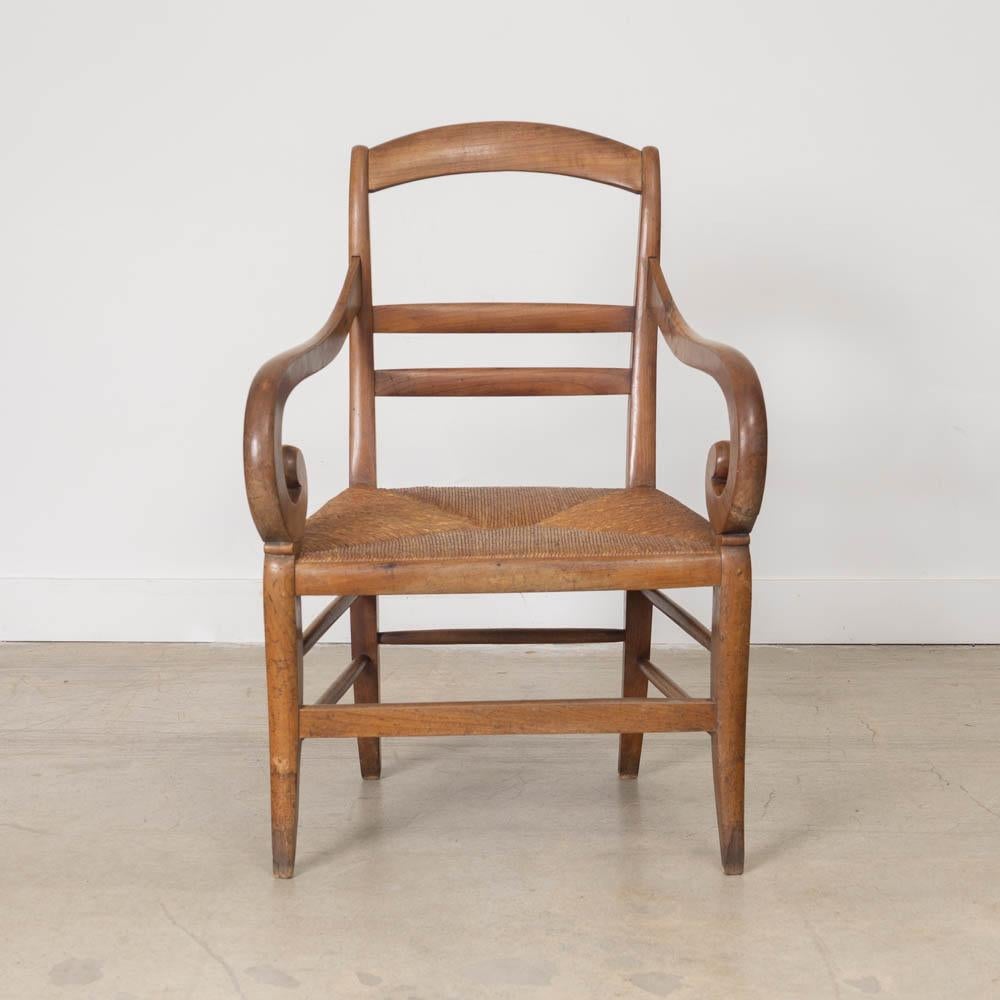 1920er Jahre Französisch OAK und geflochtenen Stuhl (Frühes 20. Jahrhundert) im Angebot