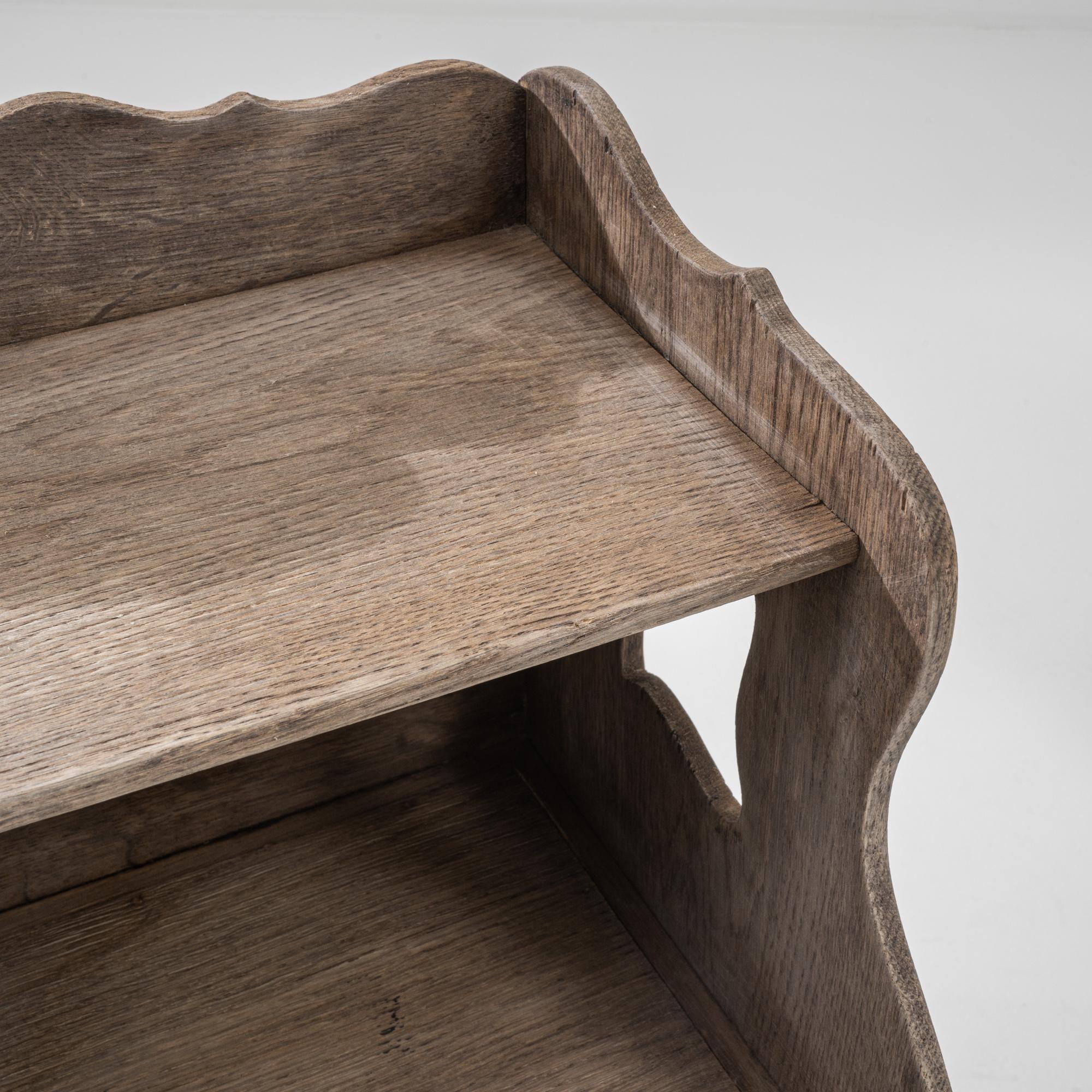 1920s French Oak Bedside Tables, a Pair 5