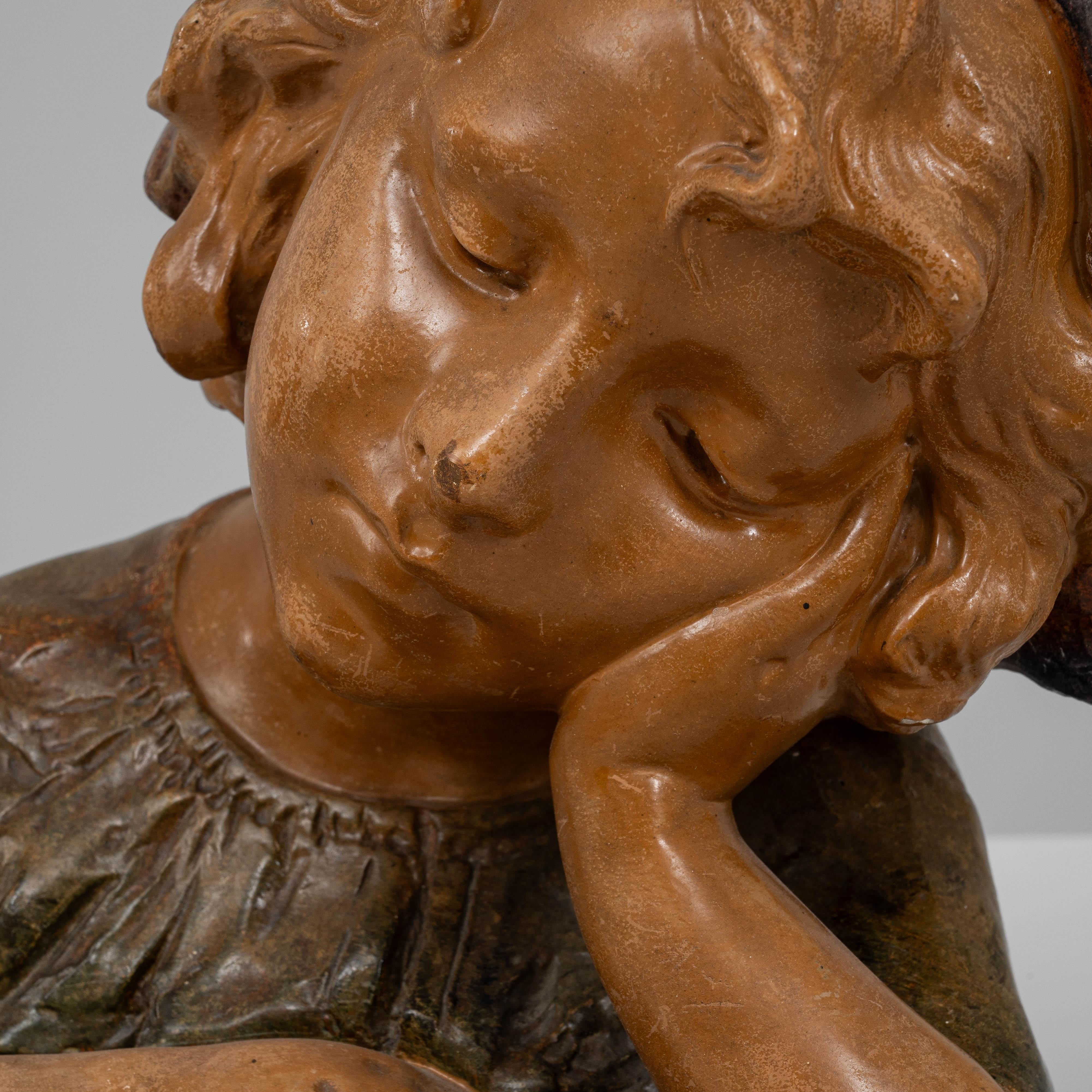 Busto in gesso francese del 1920 in vendita 4