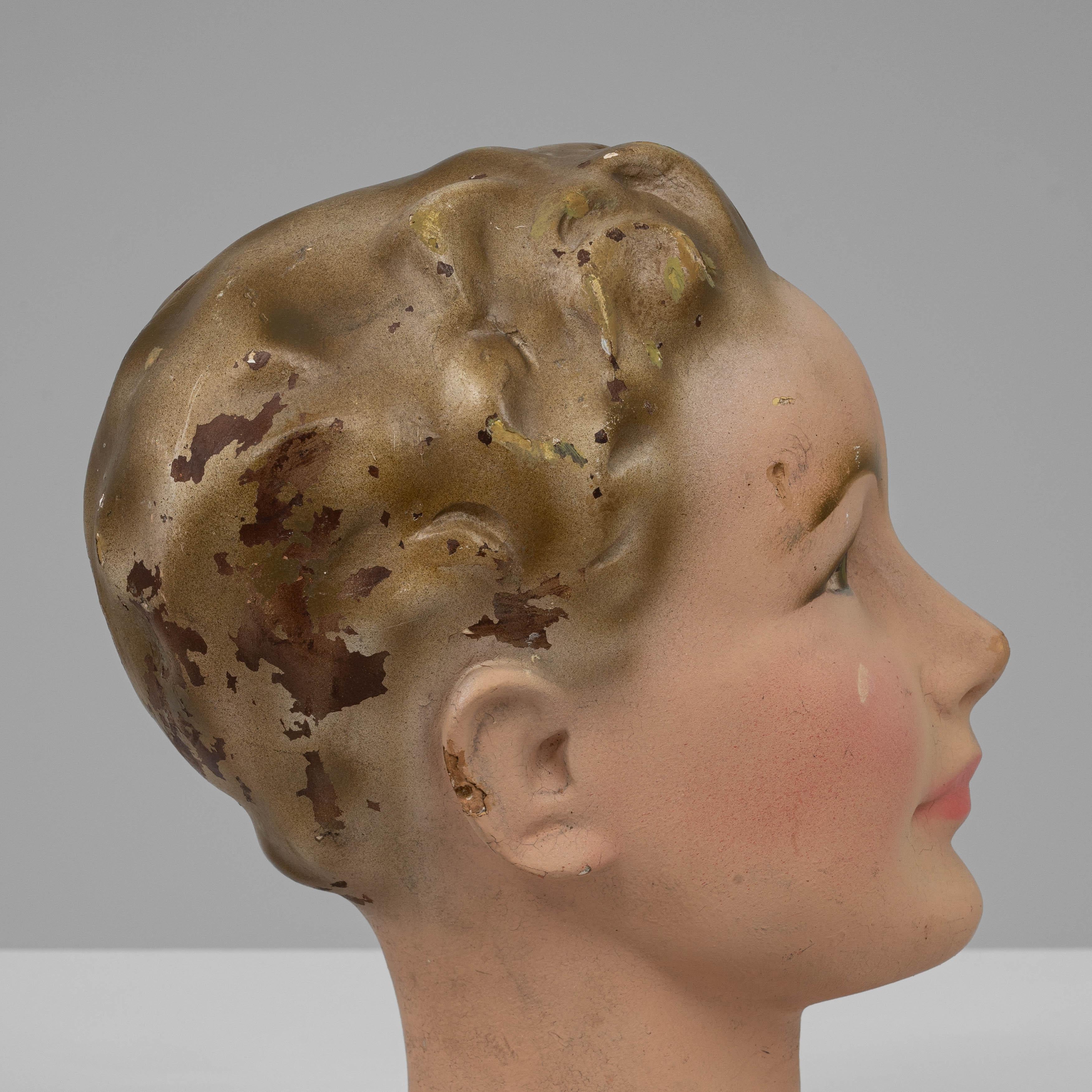 Busto in gesso francese del 1920 in vendita 7