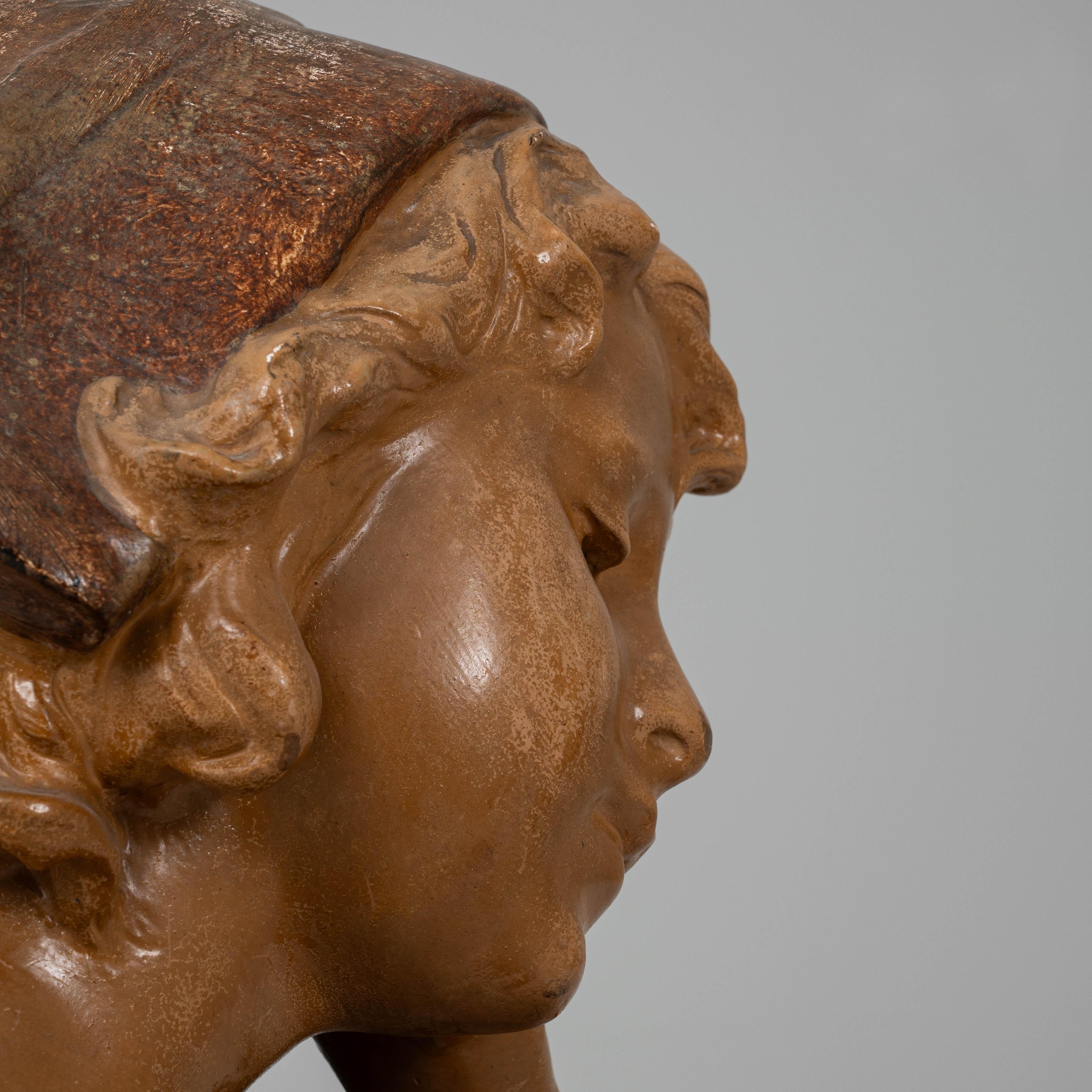 Busto in gesso francese del 1920 in vendita 2