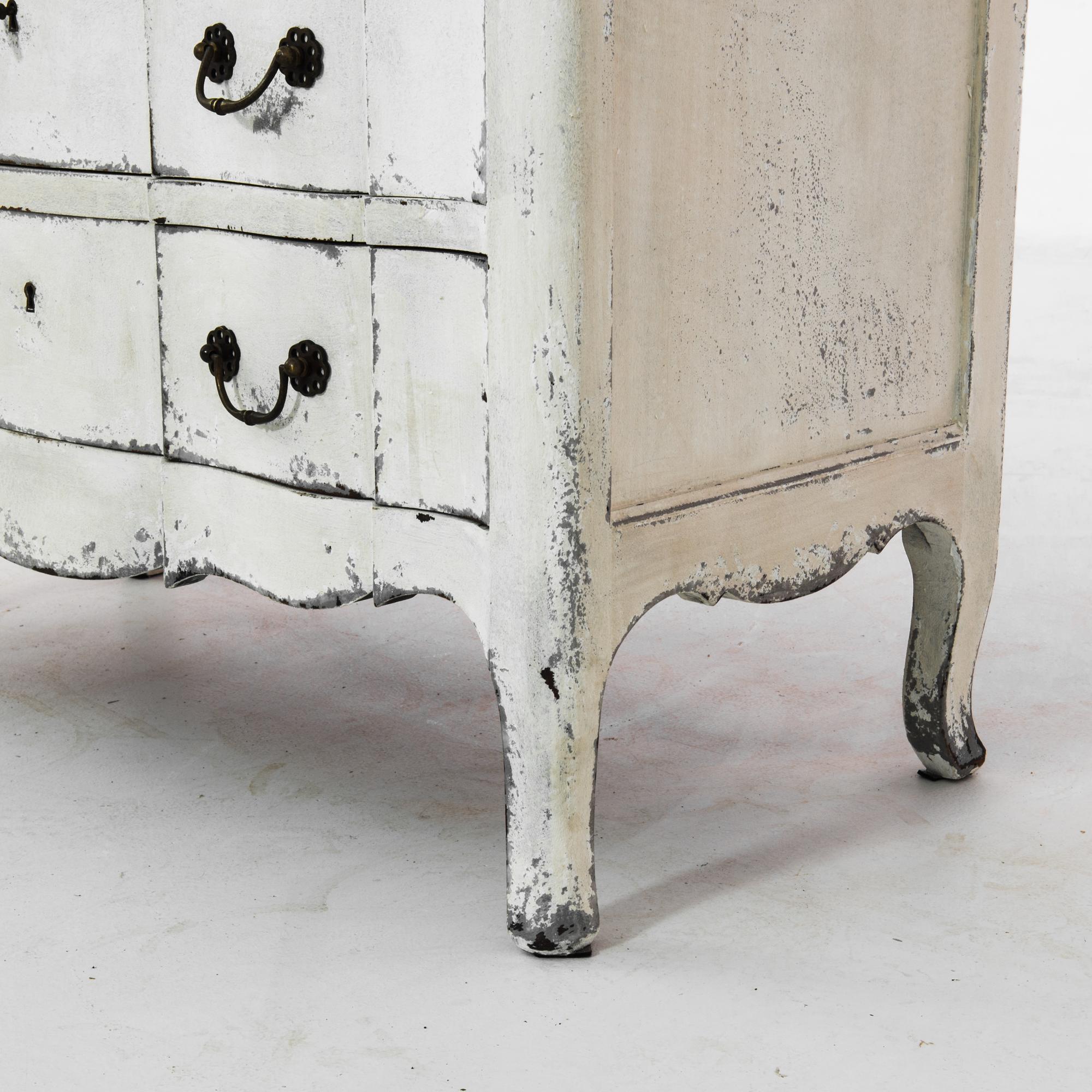 1920s French Provincial White Drawer Chest 1