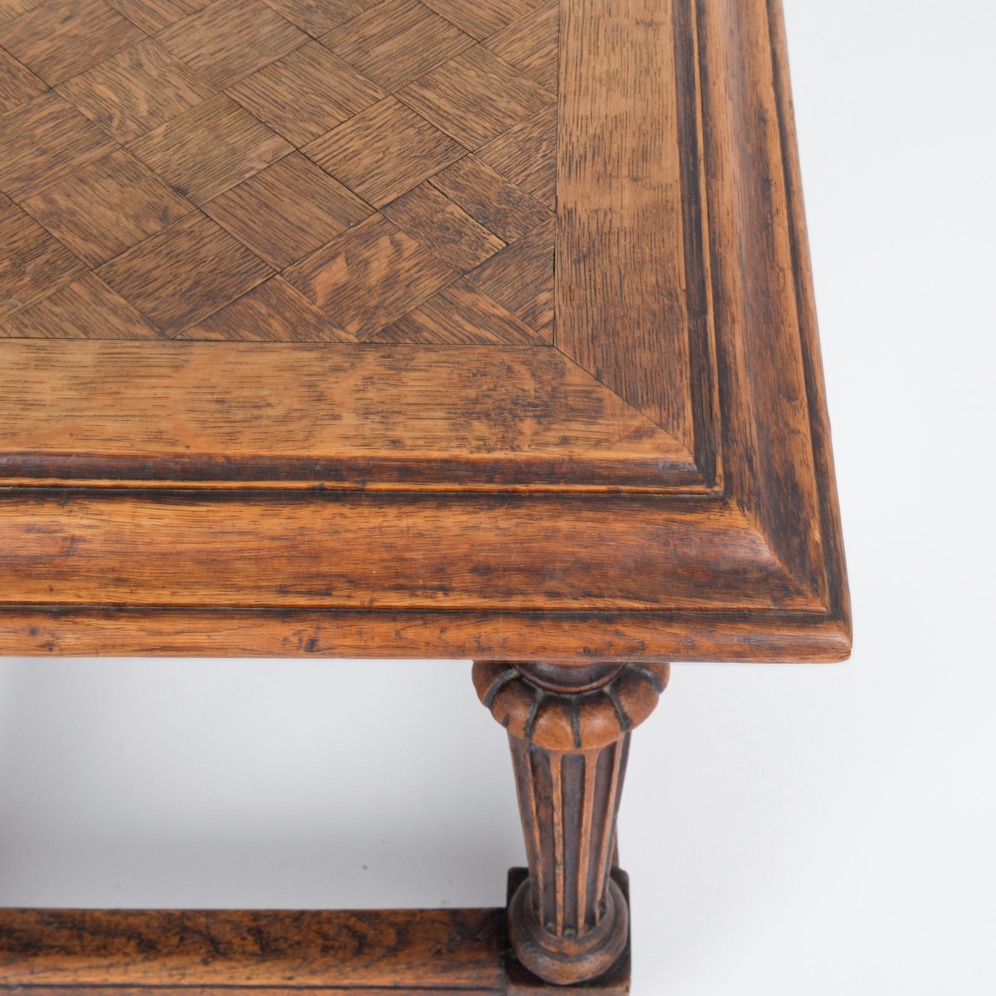 1920s French Provincial Wooden Side Table In Good Condition In High Point, NC