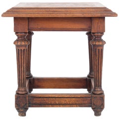 1920s French Provincial Wooden Side Table