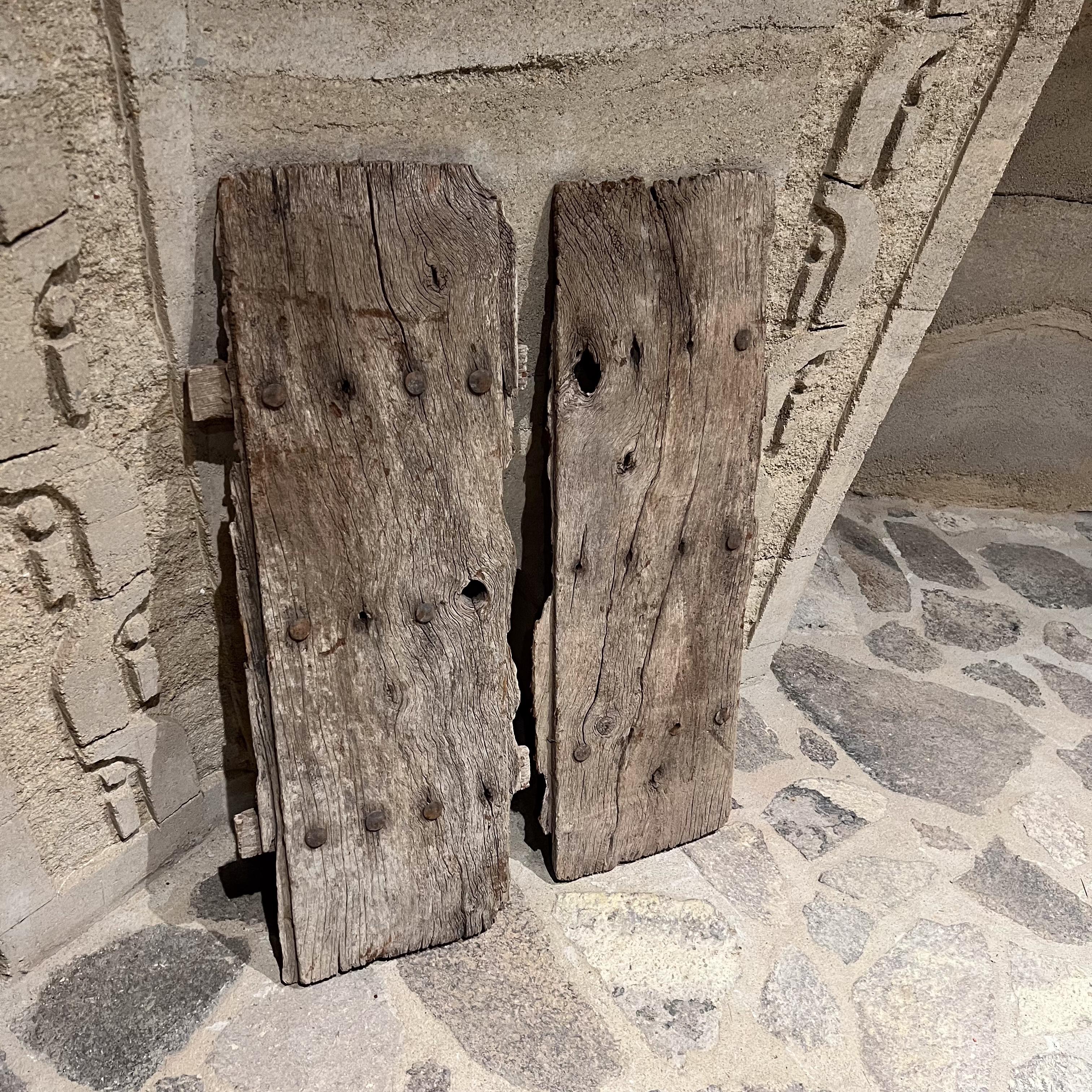 Porte con finestra del fienile in Mesquite rustico francese degli anni '20 in vendita 2