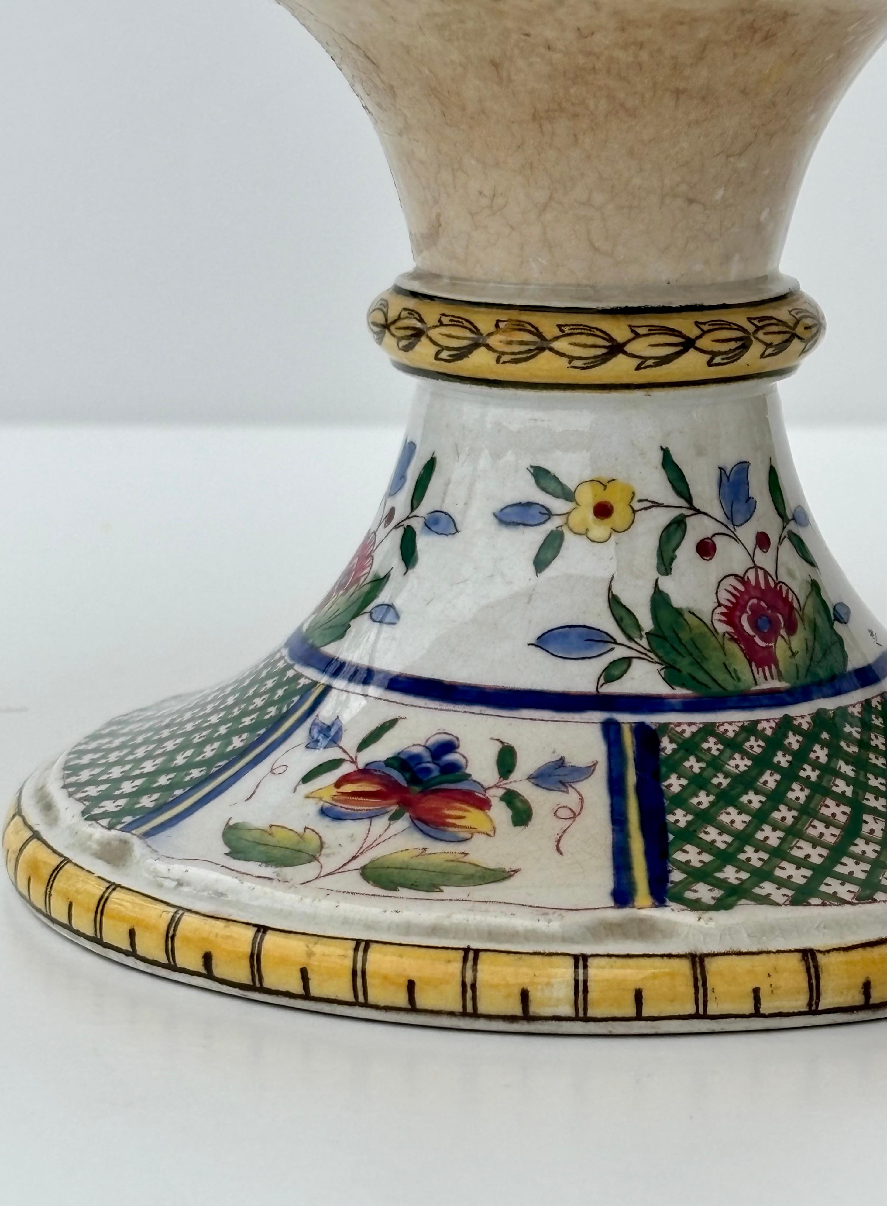 20ième siècle Présentoir à fruits ou à gâteaux des années 1920 à Sarreguemines (France) en vente