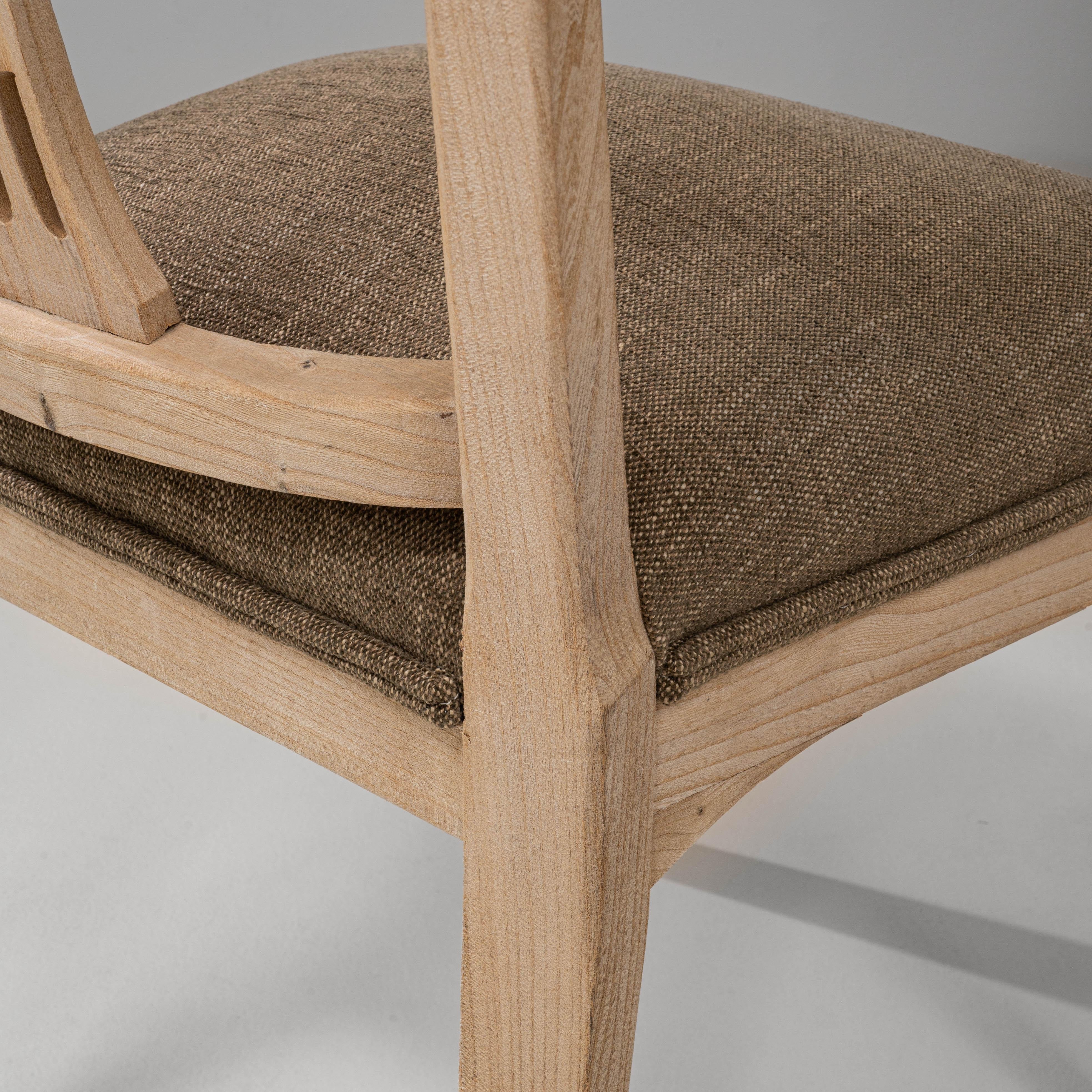 1920s French Set of 10 Oak Neoclassical Dining Chairs in vendita 9