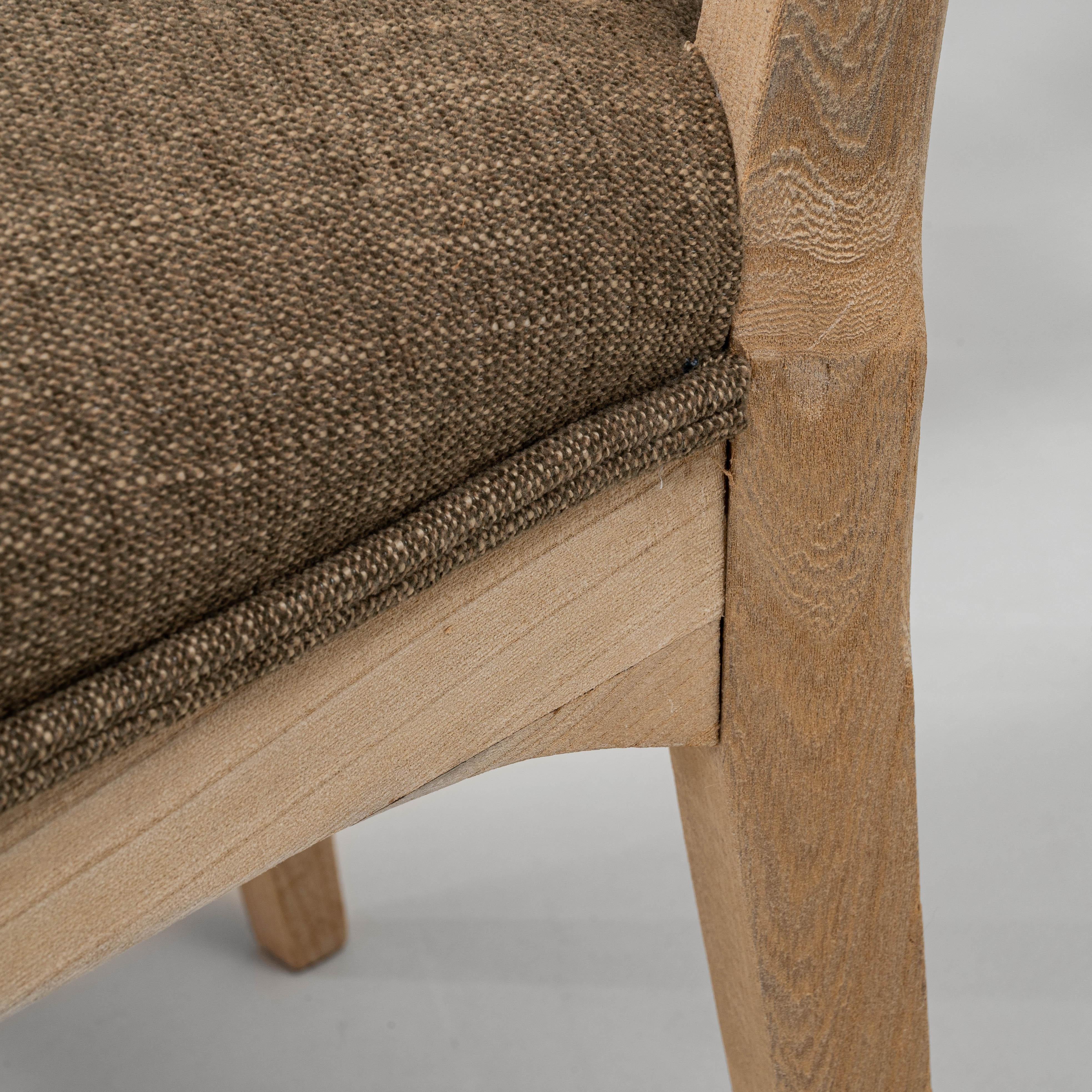 1920s French Set of 10 Oak Neoclassical Dining Chairs in vendita 2
