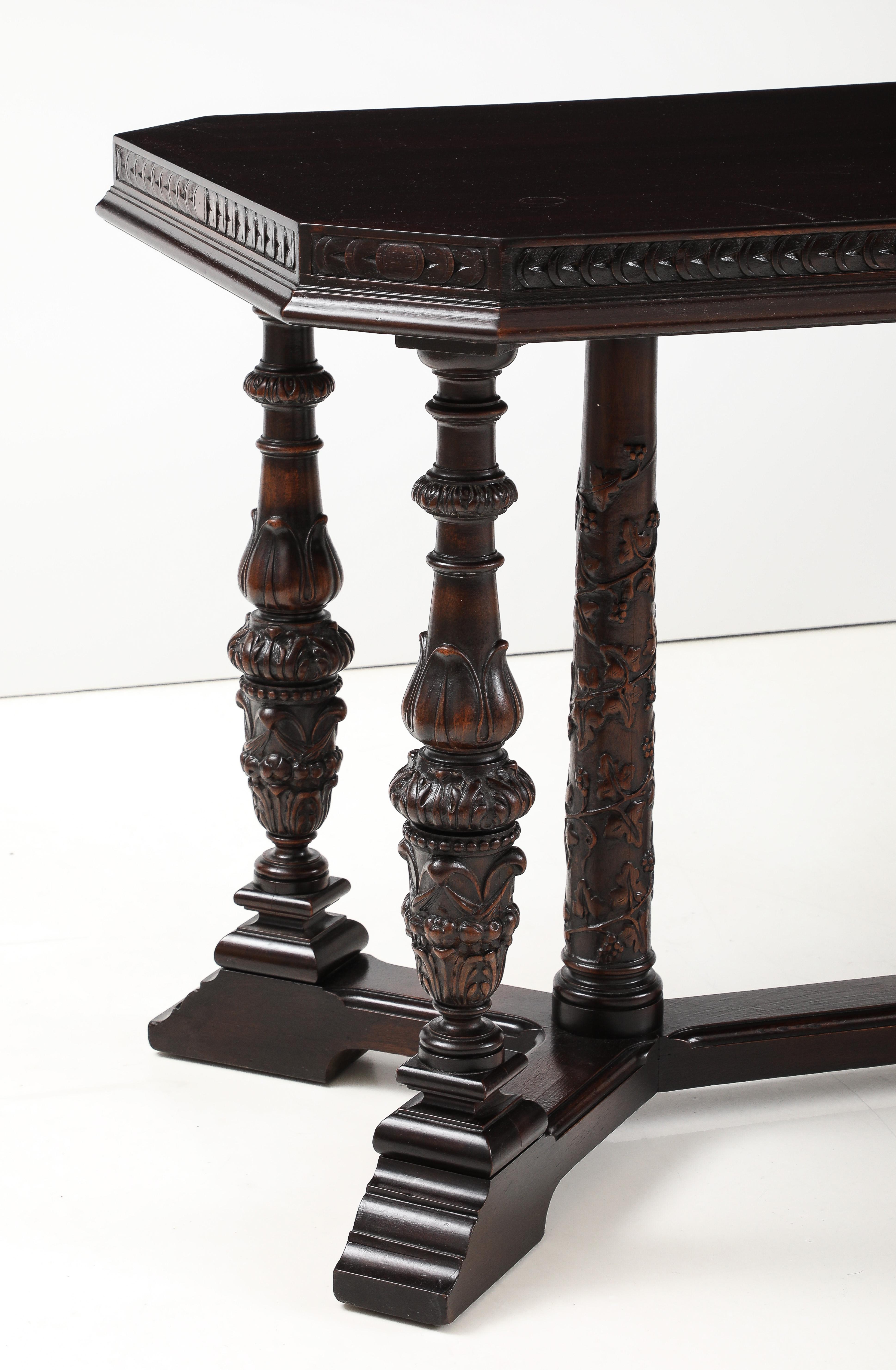 Table de salle à manger ou table de conférence française des années 1920 en vente 5