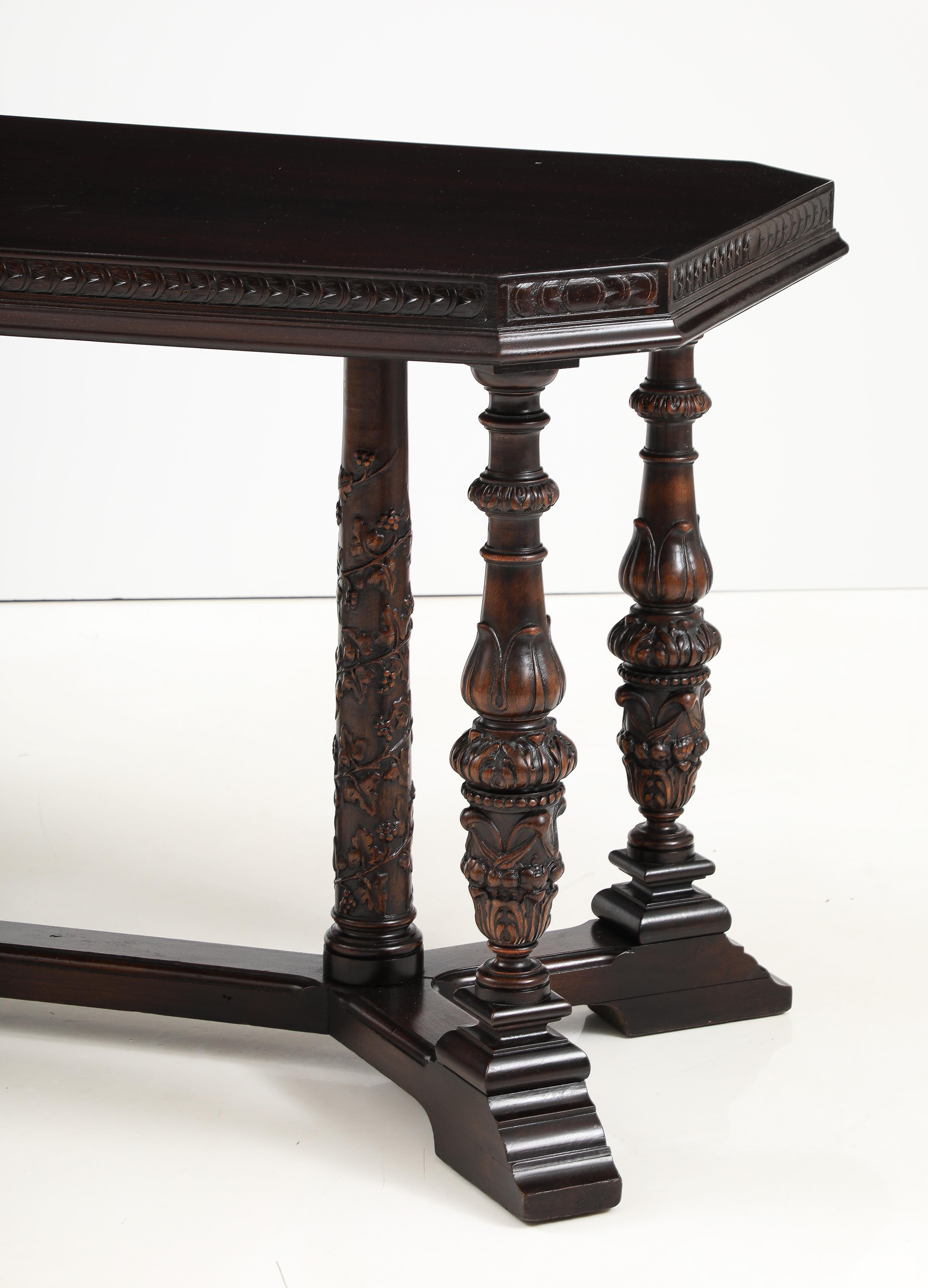 Table de salle à manger ou table de conférence française des années 1920 Bon état - En vente à New York, NY