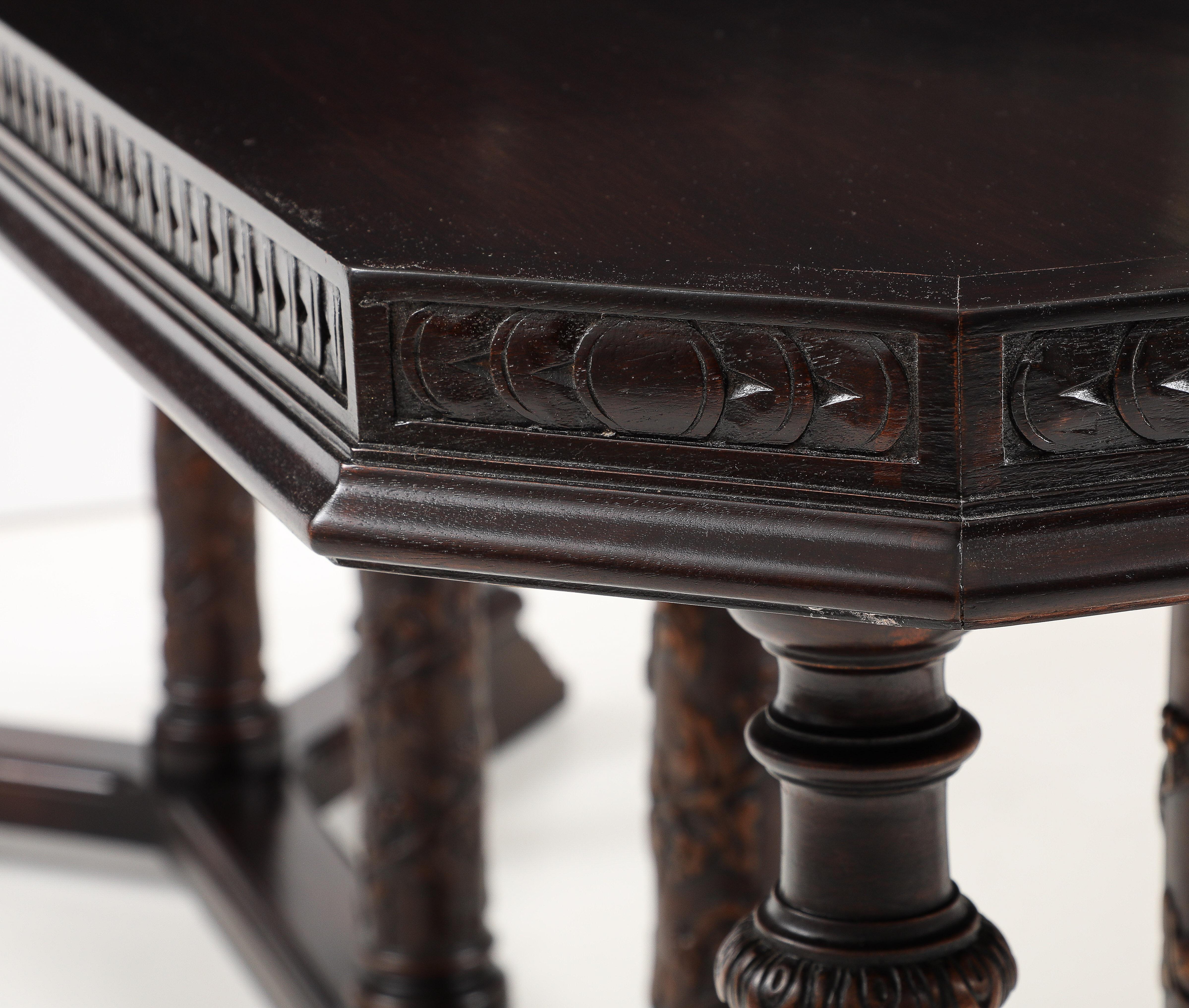 Table de salle à manger ou table de conférence française des années 1920 en vente 1