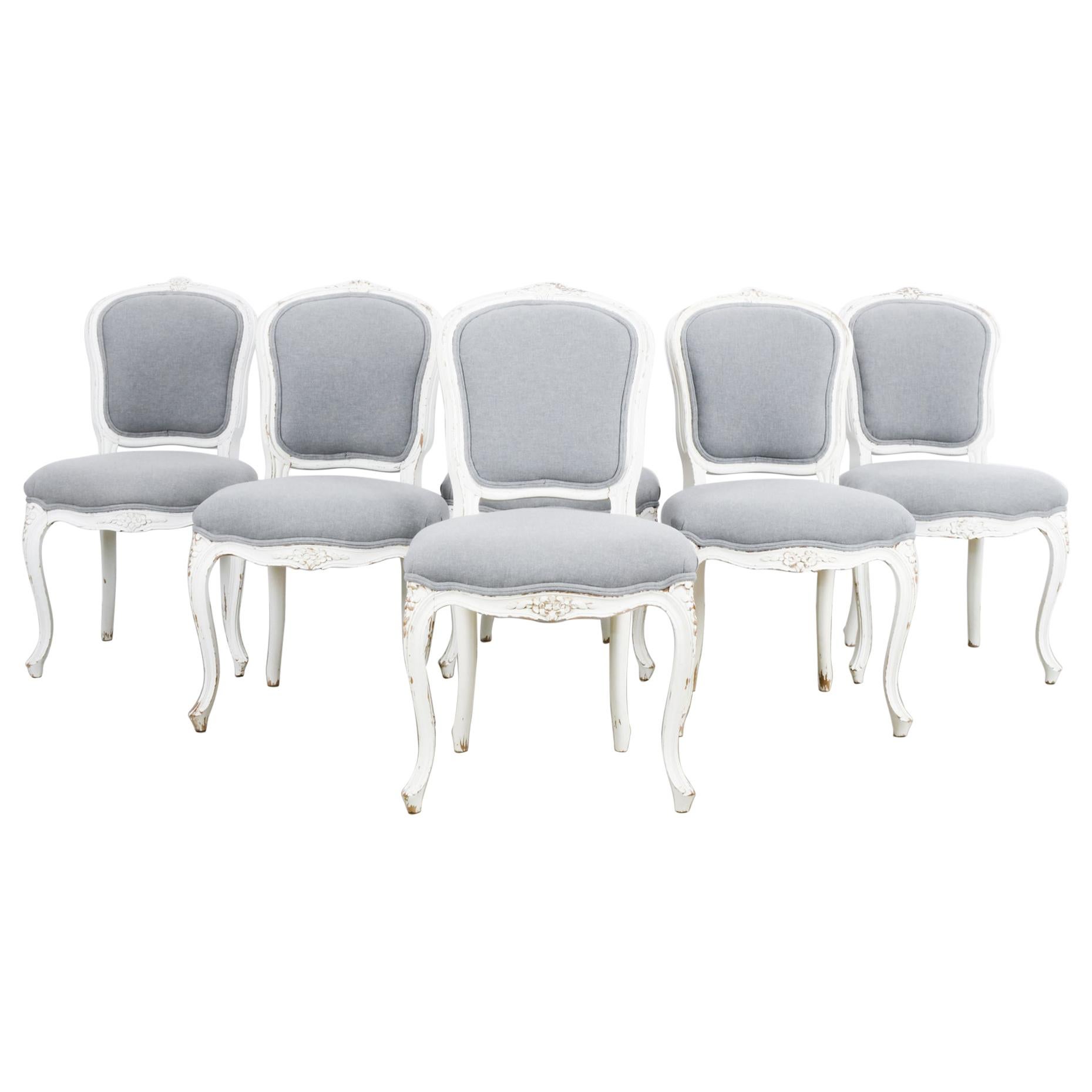 French Dining Room Chairs White