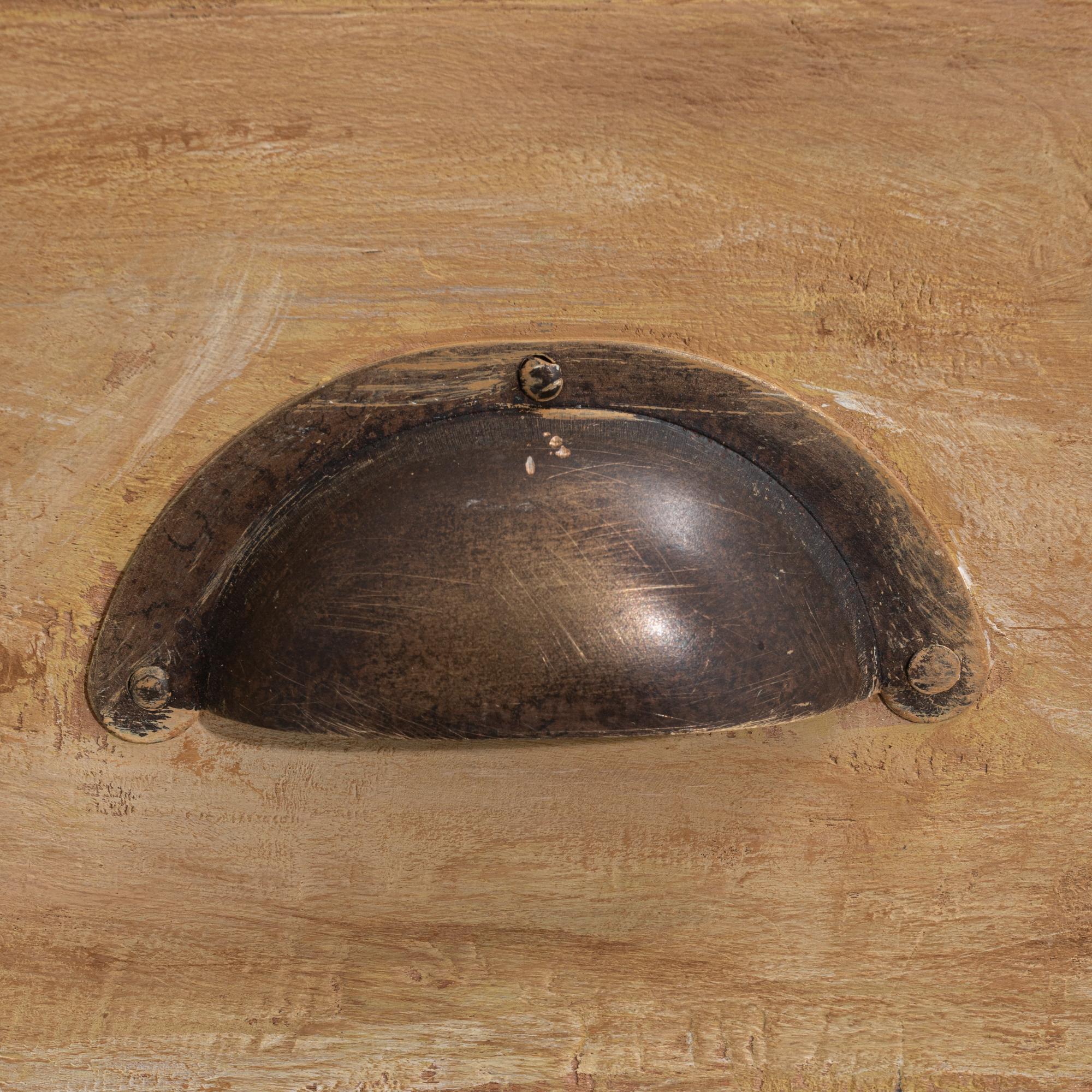 Barra de bar francesa de madera patinada de 1920 en venta 5