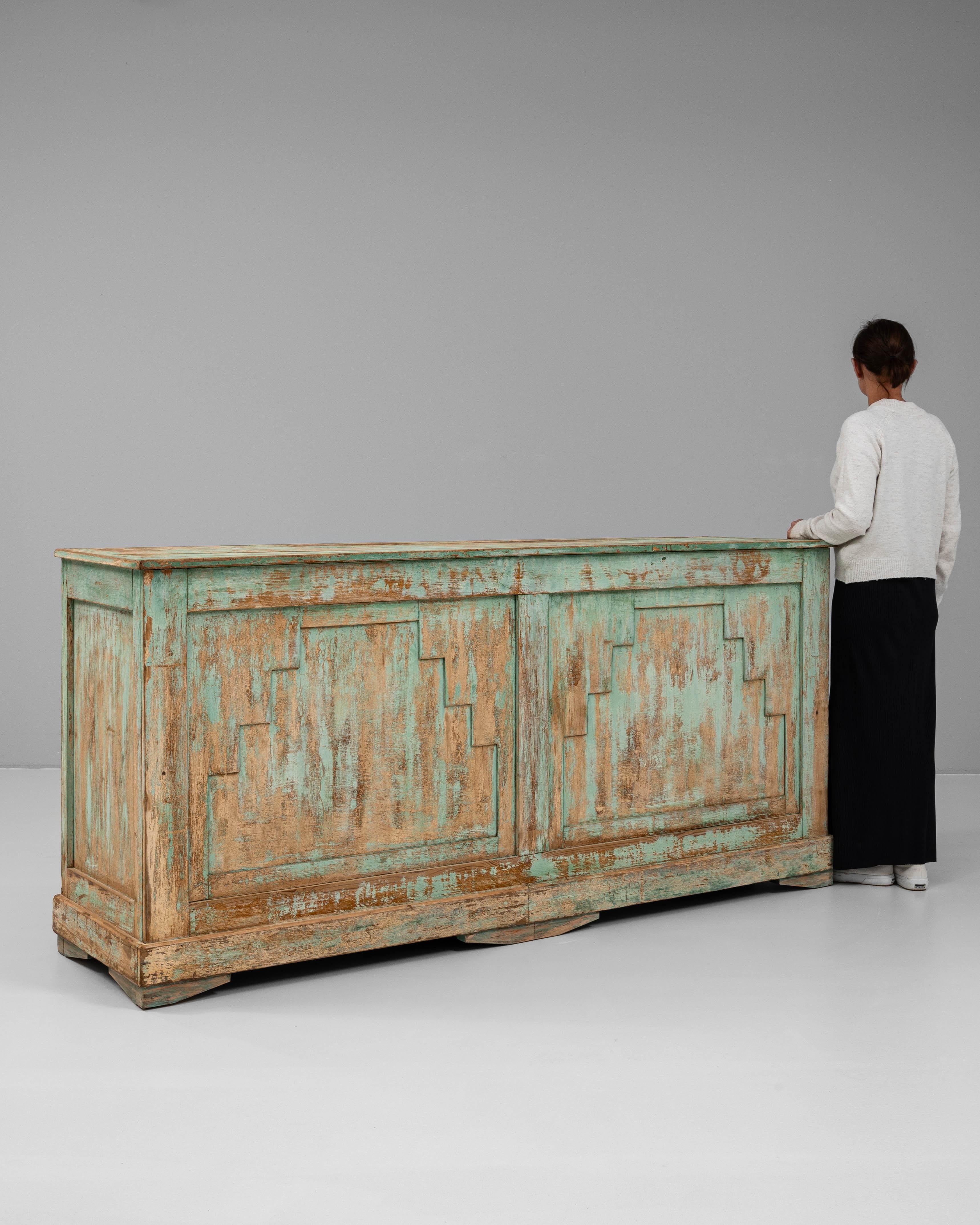 Bar francese del 1920 in Wood Patinato in vendita 1