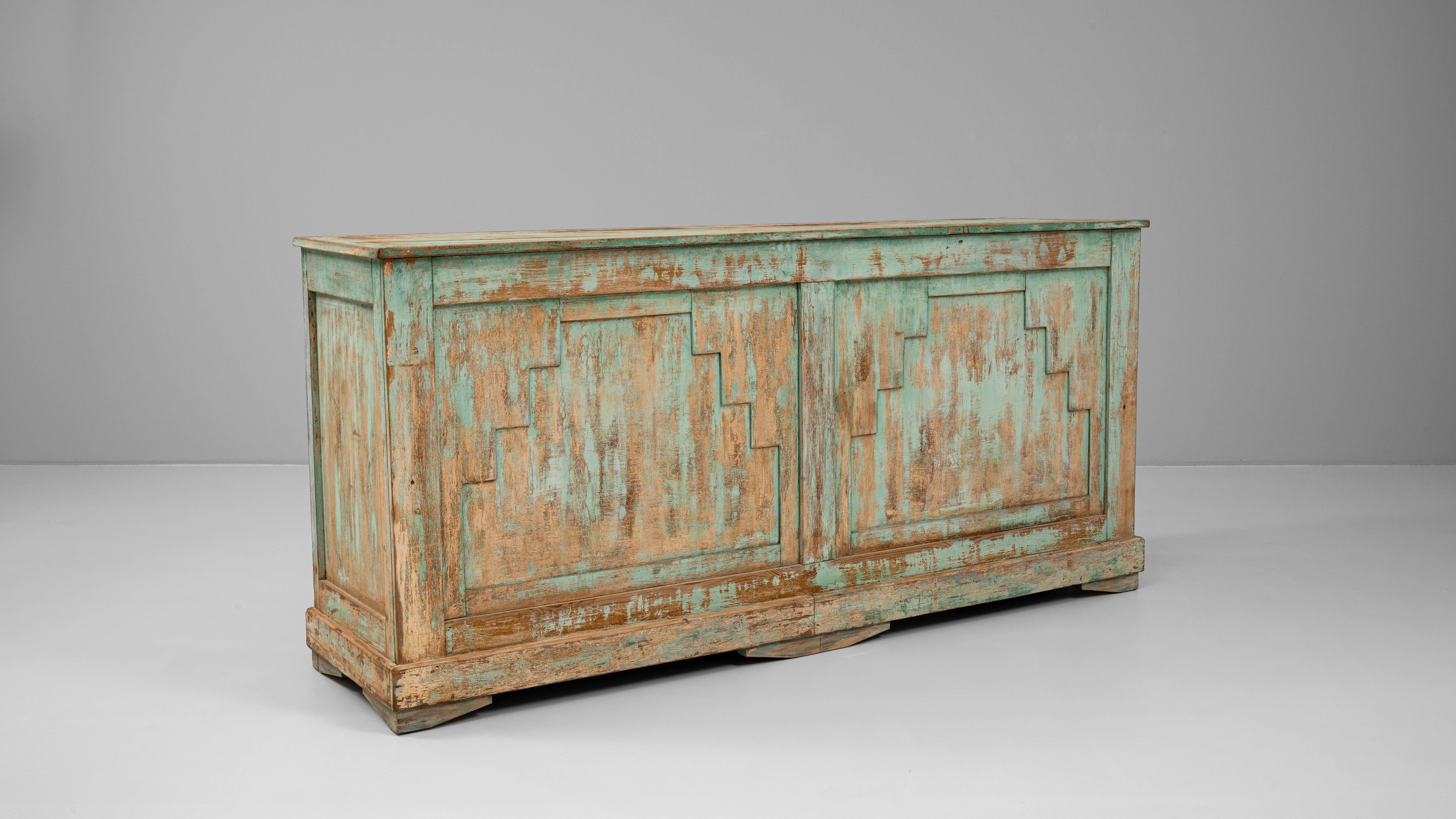 Bar francese del 1920 in Wood Patinato in vendita 3