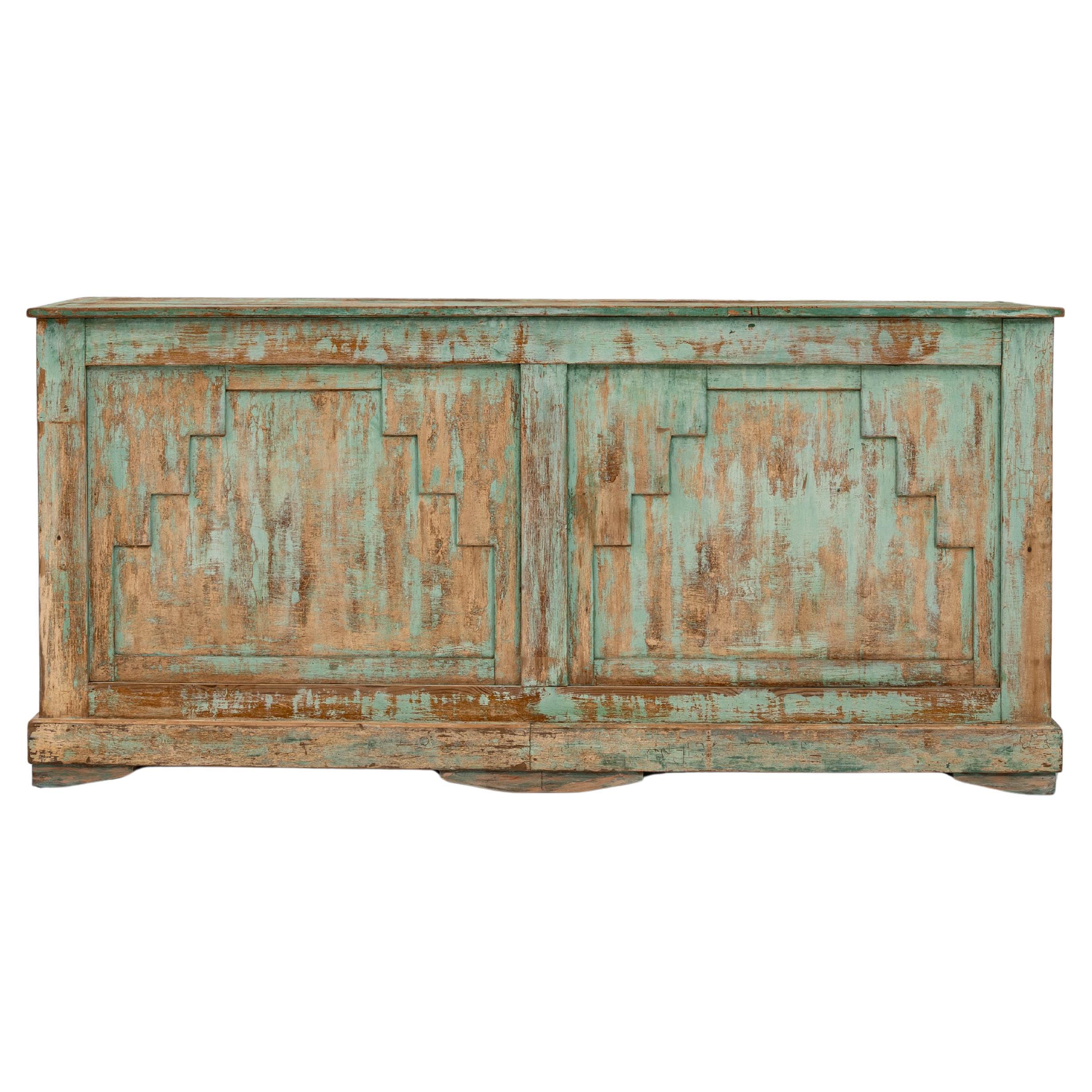 1920s French Wood Patinated Bar